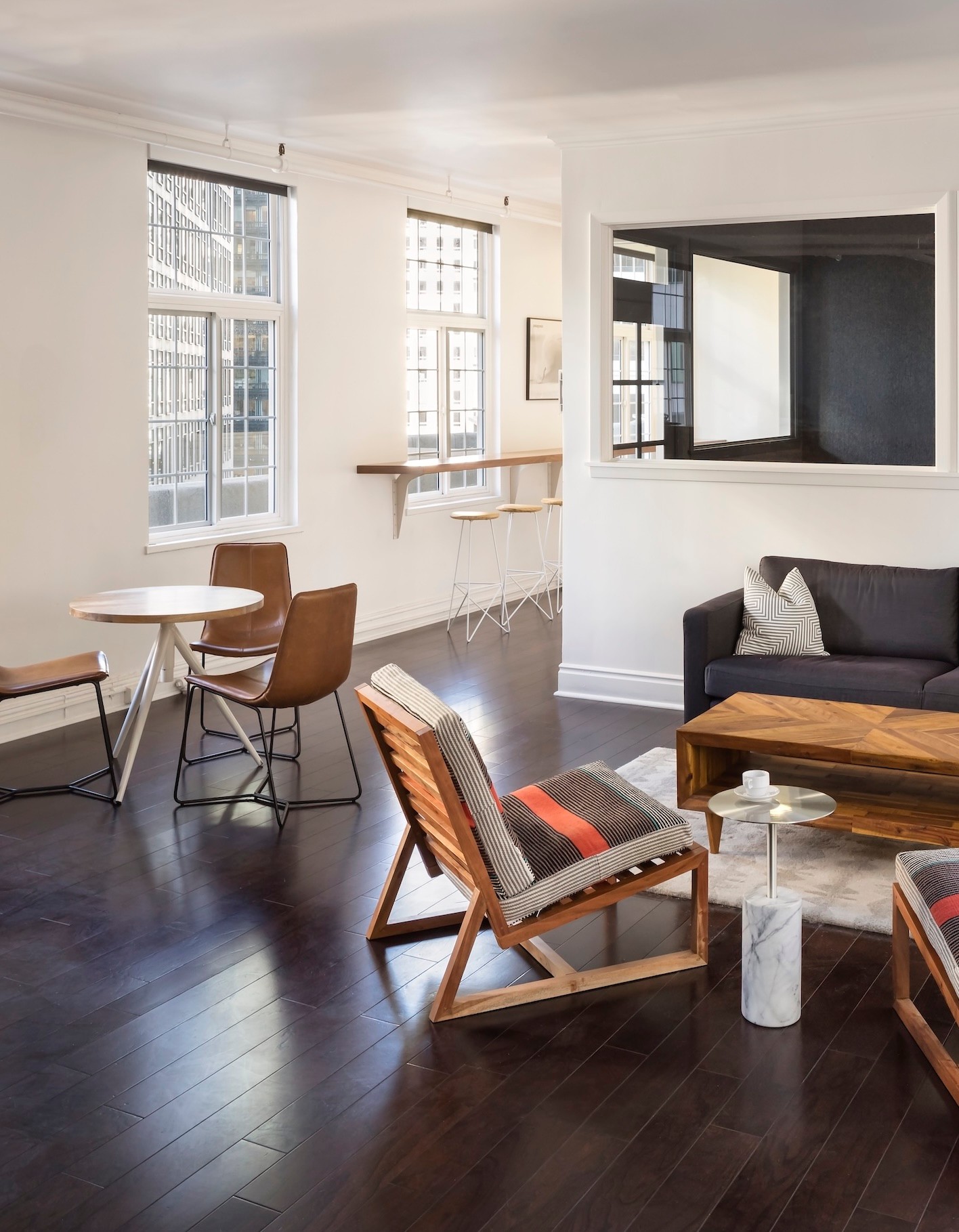 Centric General Contractors Construction and Build California Plaid Open Lounge