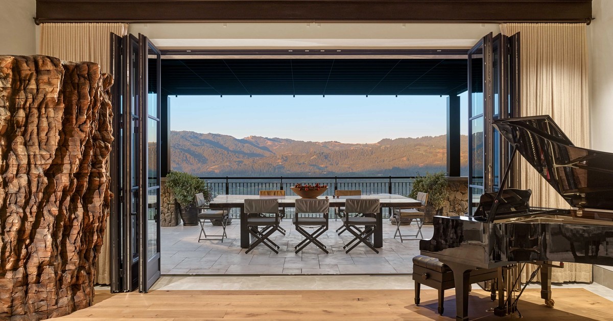 Centric General Contractors Construction and Build California Meadowood Estate Terrace Dining View