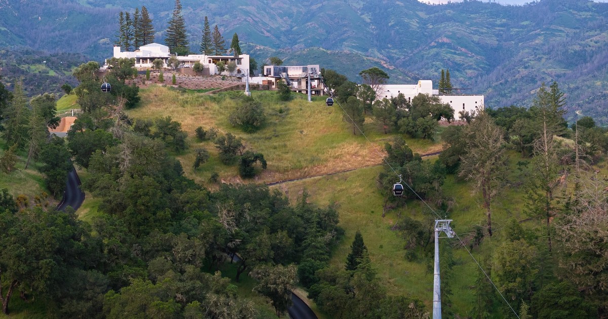 Centric General Contractors Construction and Build California Sterling Vineyards Exterior Mountain Setting