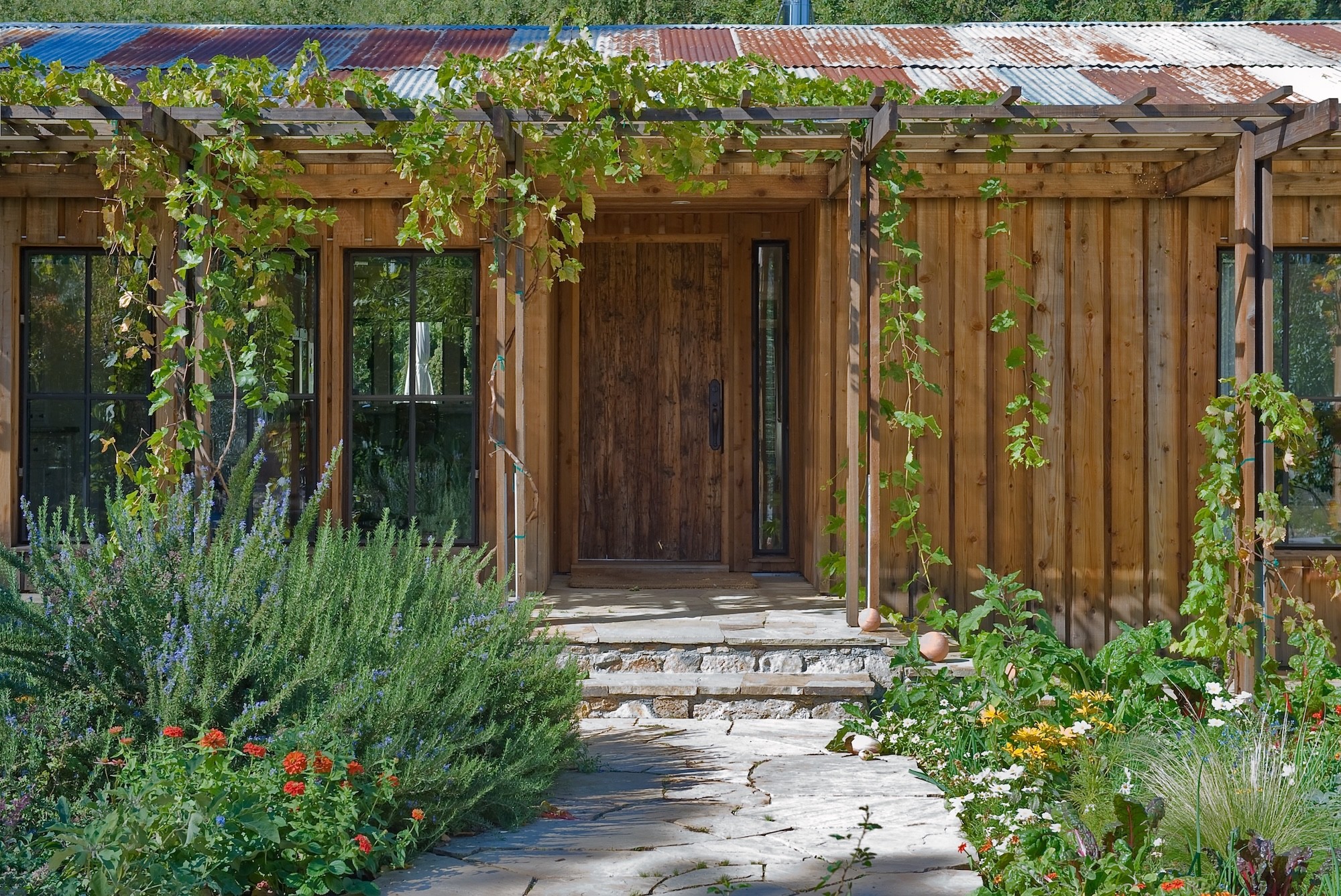 Centric General Contractors Construction and Build California Angwin Country Estate Exterior Front Door