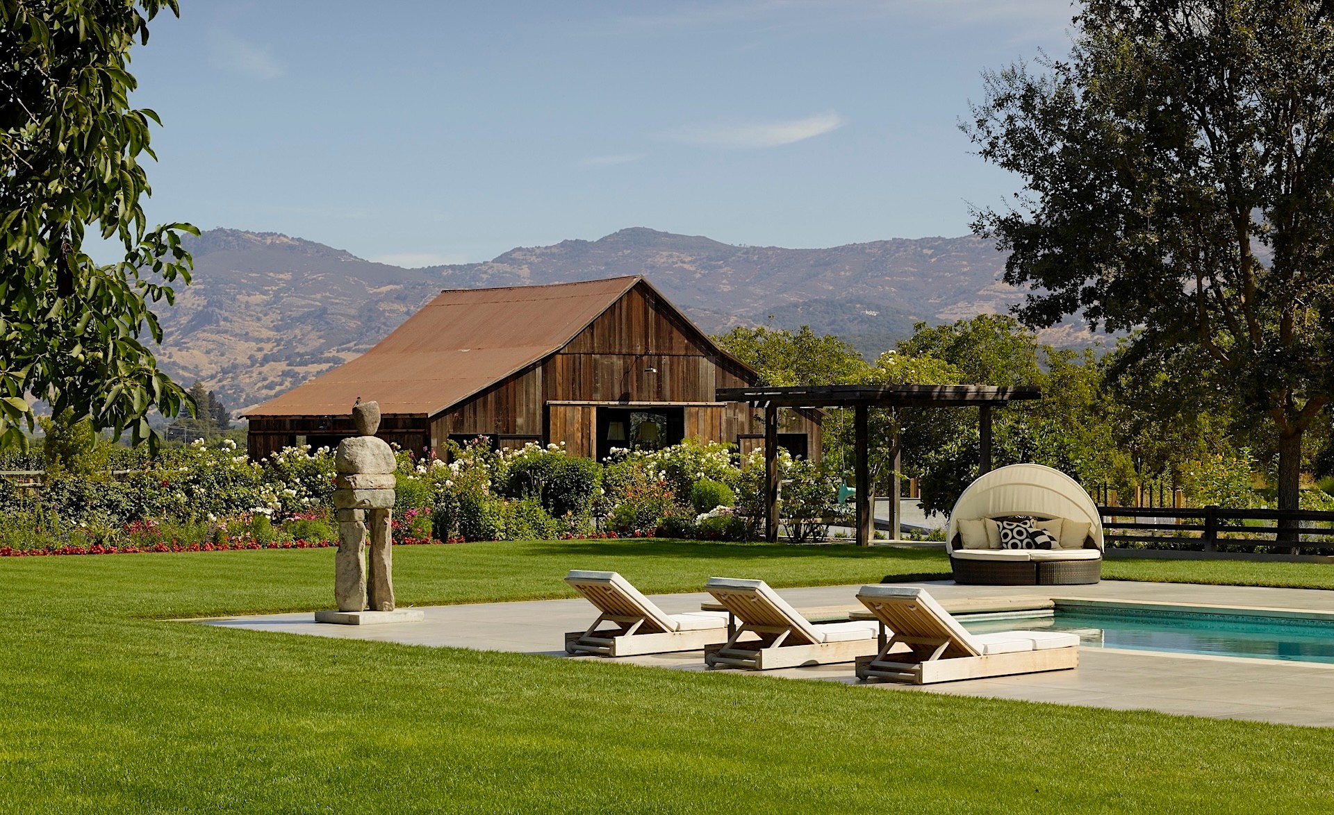Centeric General Contractors Construction and Build California Big Ranch Road Matthew Millman Photography Exterior Pool