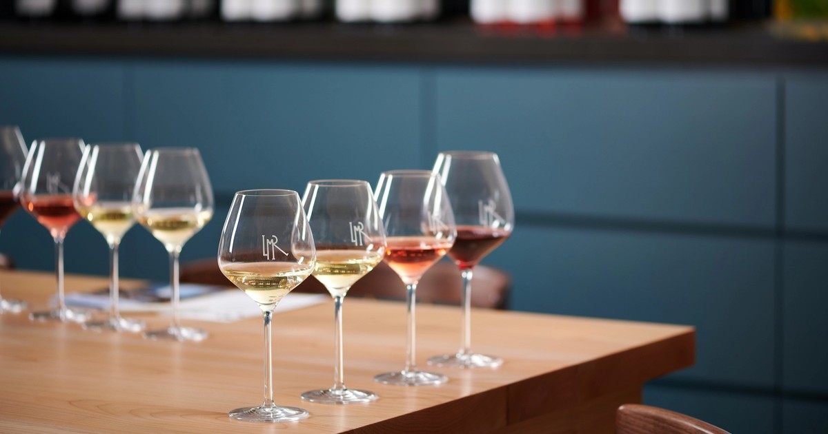 Centric General Contractors Construction and Build California LMR Tasting Room Interior Wine Samplers
