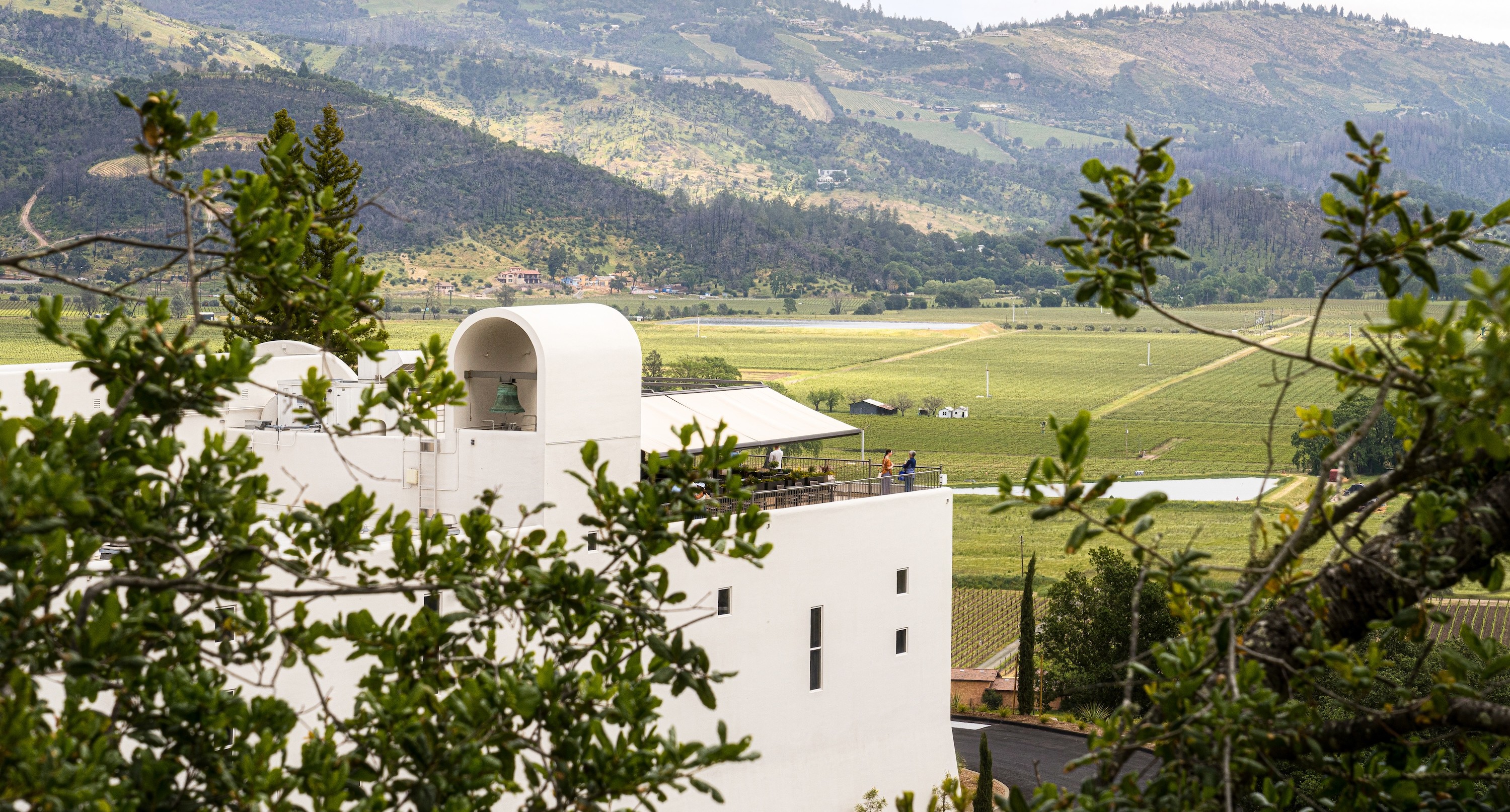 Centric General Contractors Construction and Build California Sterling Vineyards Exterior Sideview