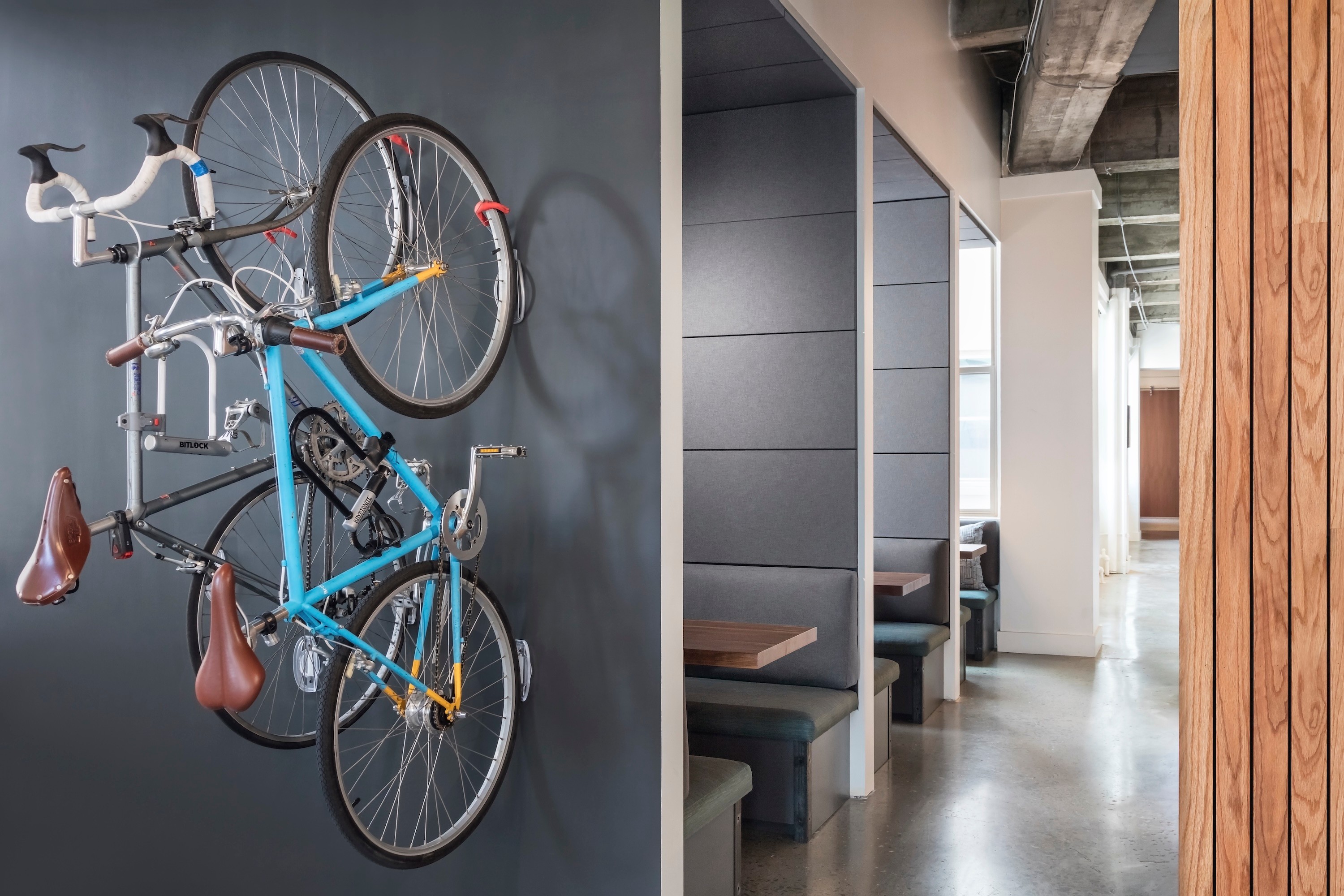 Centric General Contractors Construction and Build California Plaid Bikestand
