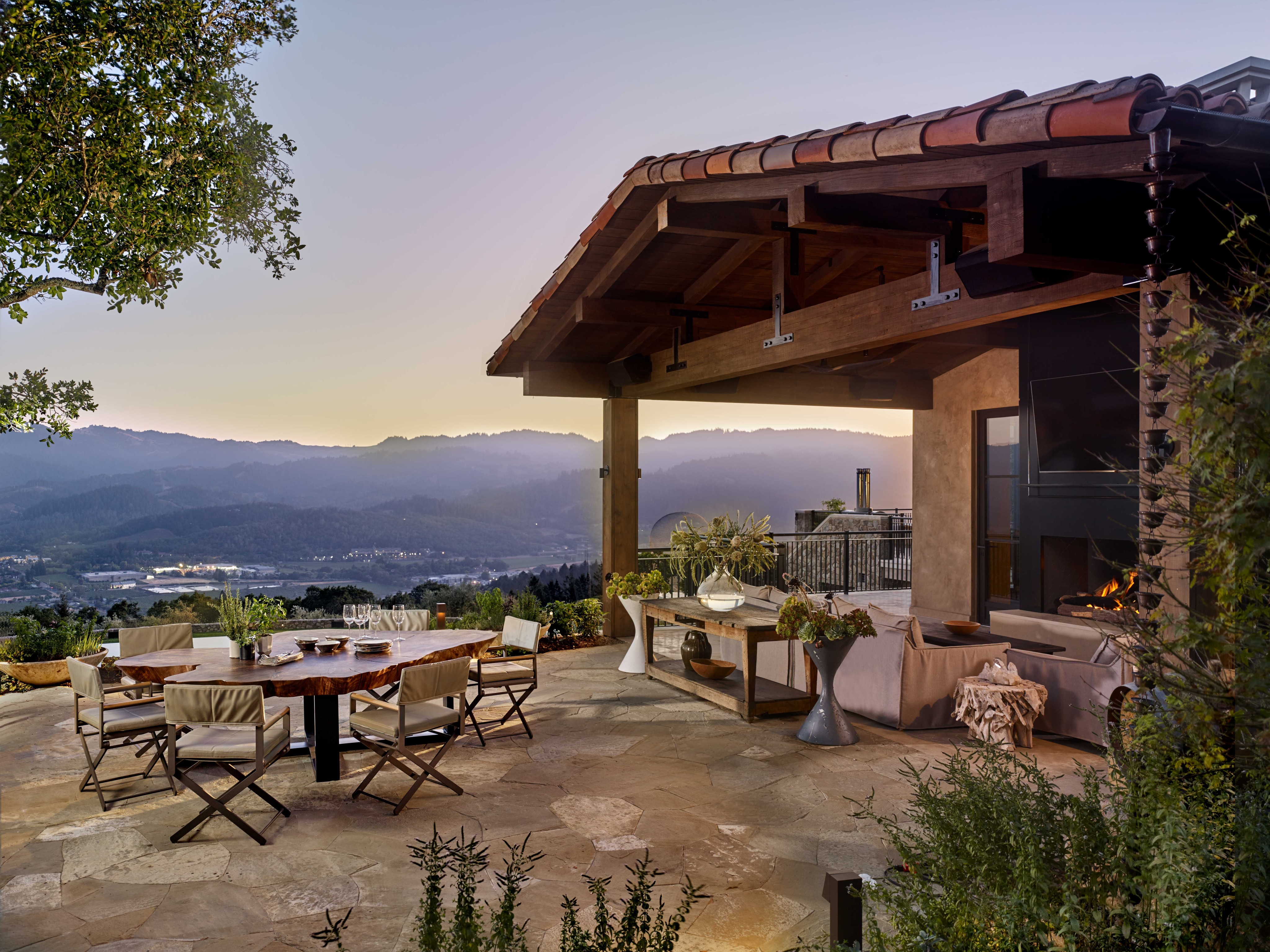 Centric General Contractors Construction and Build California Meadowood Estate Patio Dining