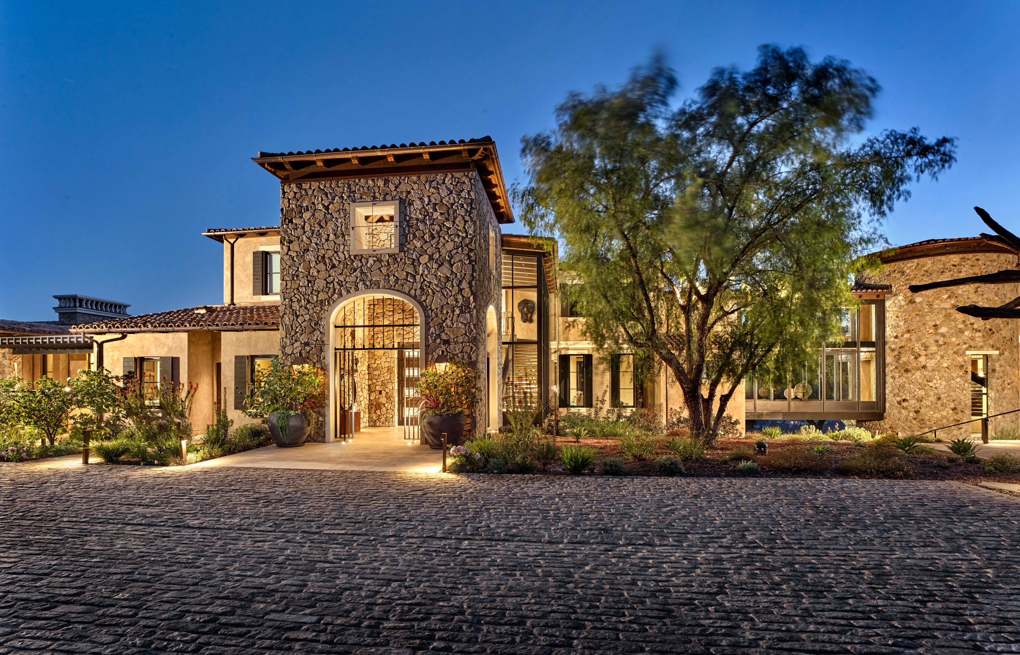Centric General Contractors Construction and Build California Meadowood Estate Exterior Front