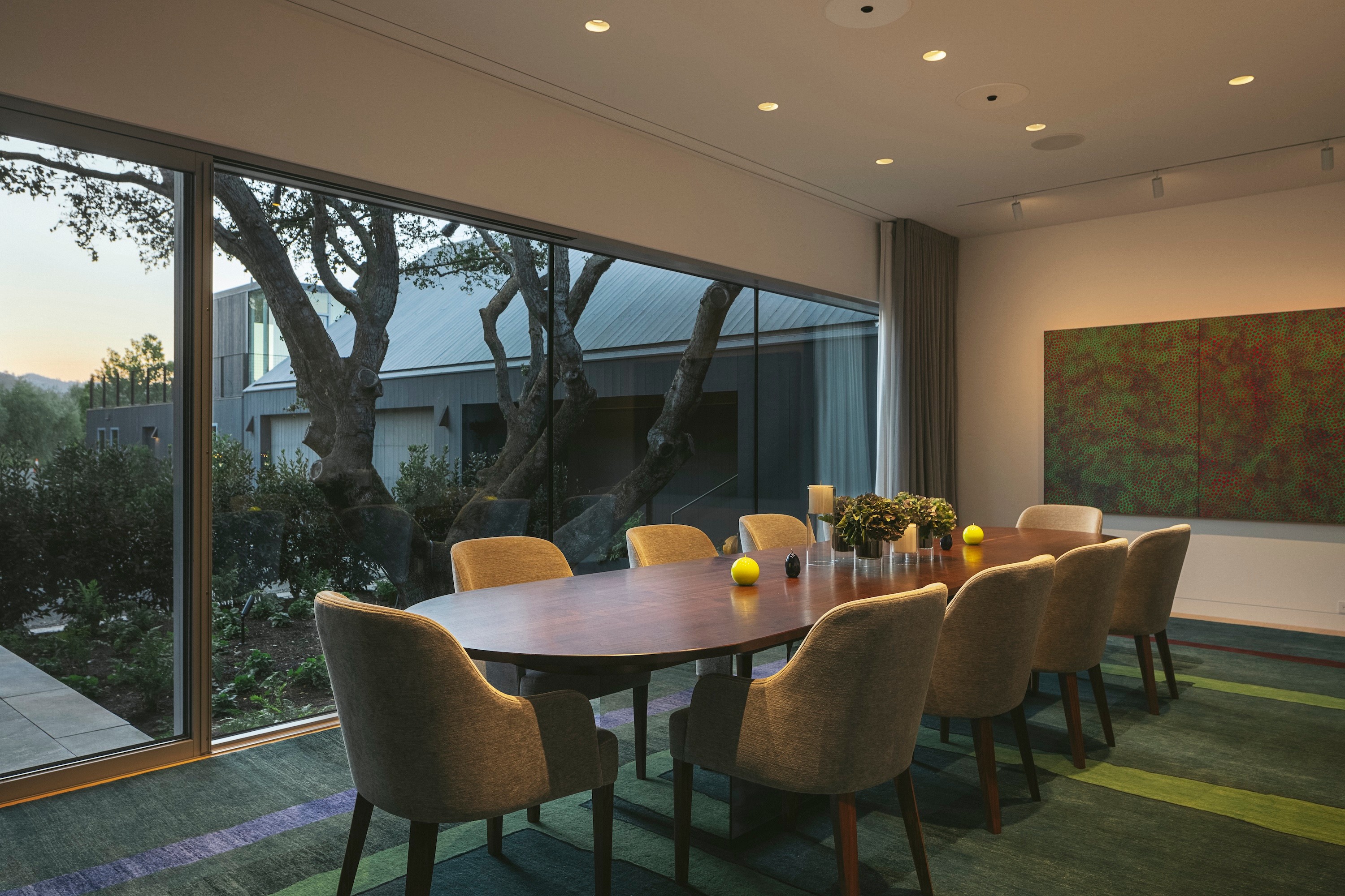 Centric General Contractors Construction and Build California Bella Oaks Interior Diningroom