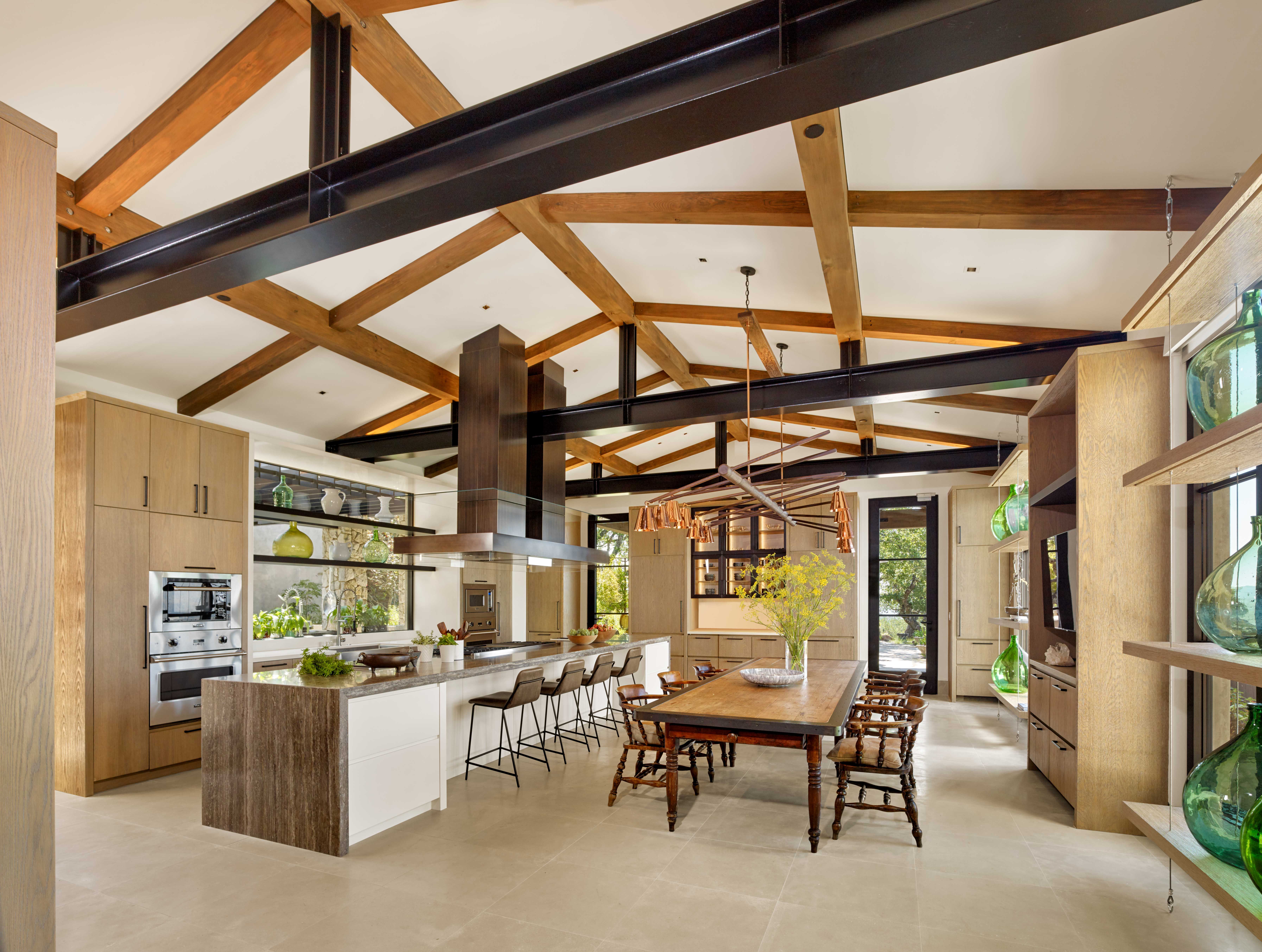 Centric General Contractors Construction and Build California Meadowood Estate Openplan Kitchen Dining