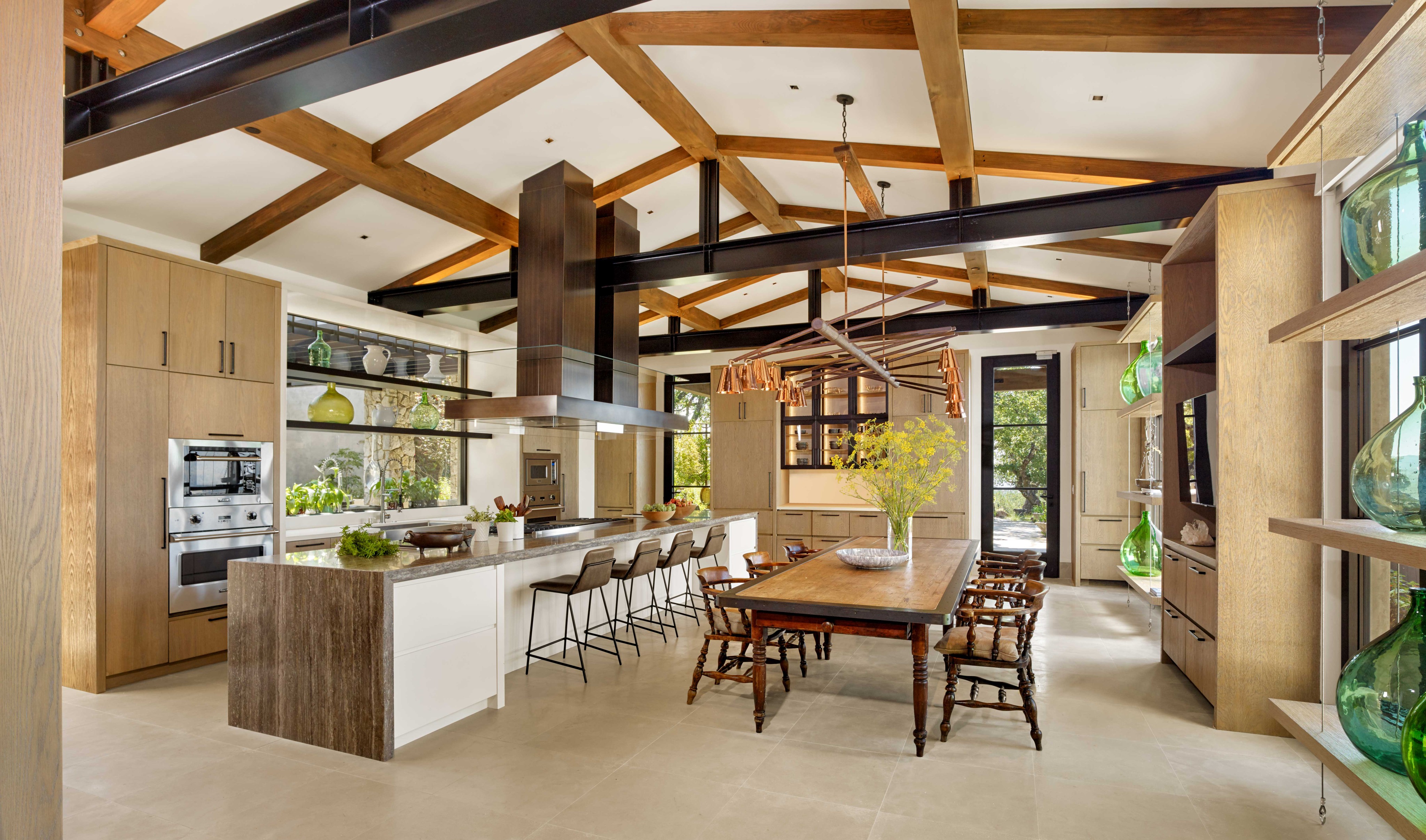 Centric General Contractors Construction and Build California Meadowood Estate Openplan Kitchen Dining