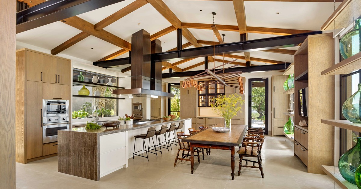 Centric General Contractors Construction and Build California Meadowood Estate Openplan Kitchen Dining