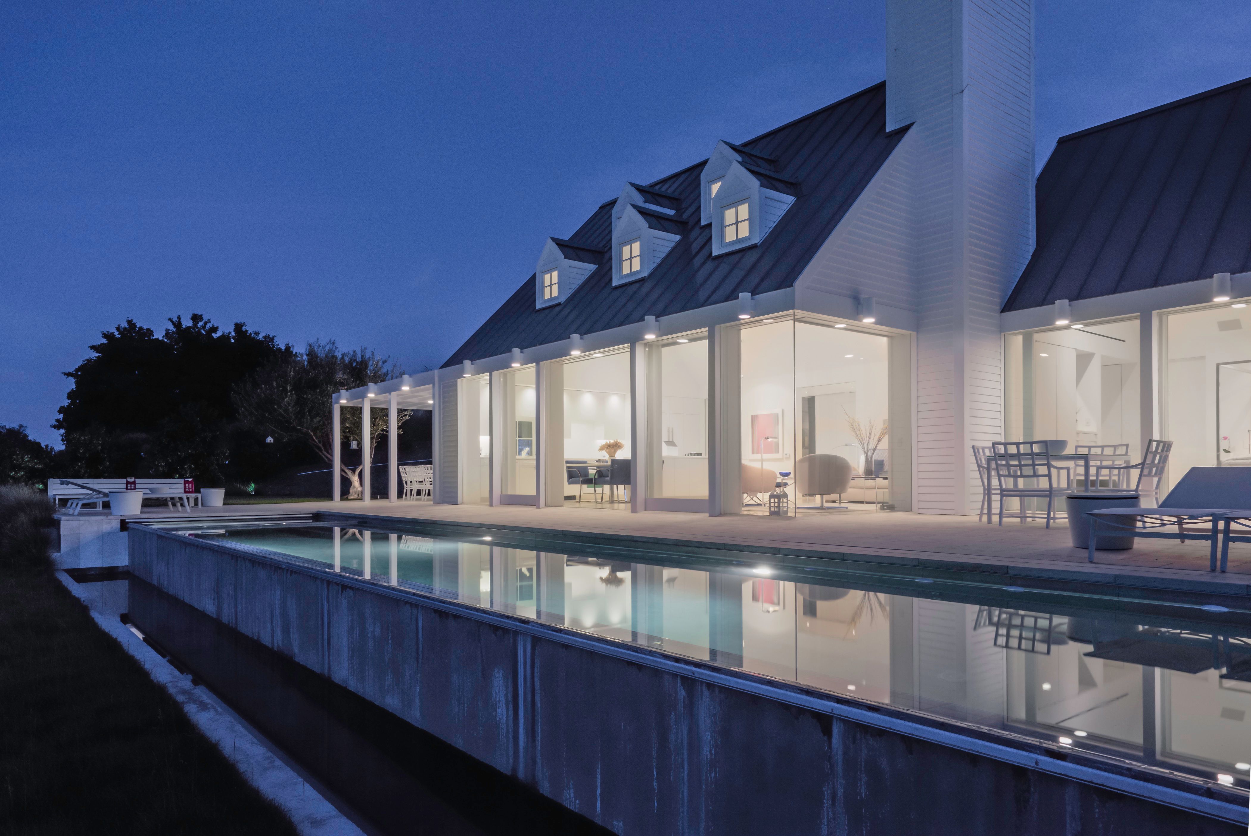 Centric General Contractors Construction and Build California The Birdhouse Exterior Back Pool Rightside