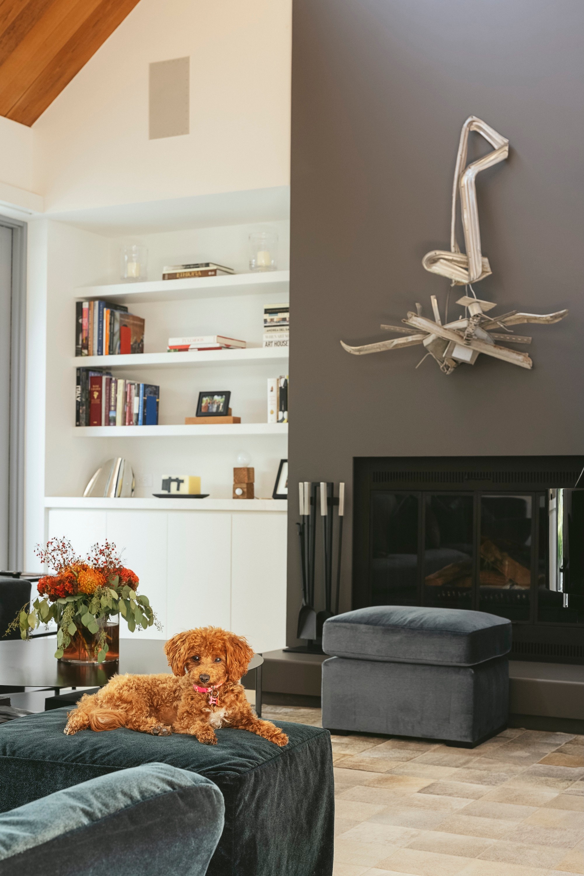 Centric General Contractors Construction and Build California Bella Oaks Interior Livingroon Fireplace