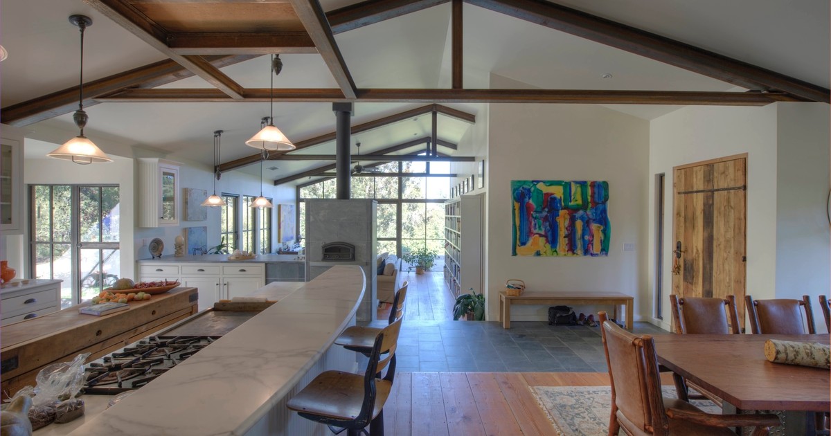 Centric General Contractors Construction and Build California Angwin Country Estate Open Plan Kitchen Dining