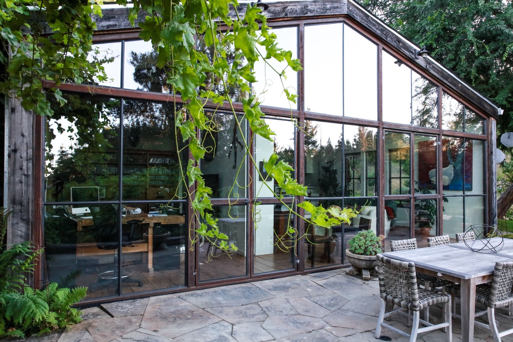 Centric General Contractors Construction and Build California Angwin Country Estate Exterior Patio Partialview