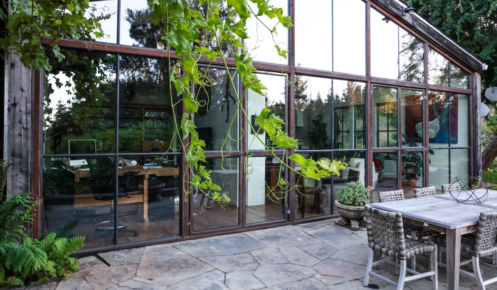 Centric General Contractors Construction and Build California Angwin Country Estate Exterior Patio Partialview