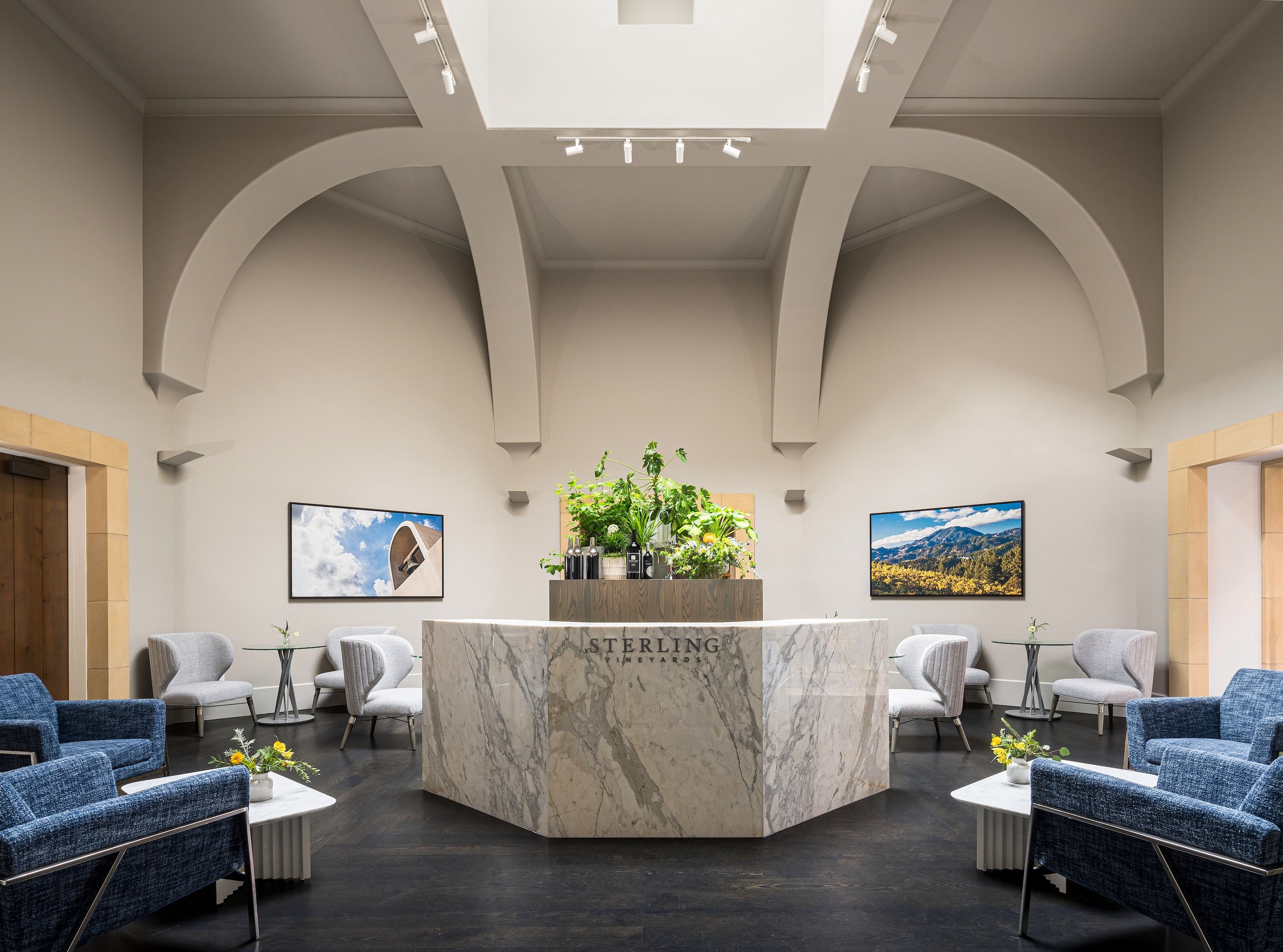 Centric General Contractors Construction and Build California Sterling Vineyards Reception Lounge