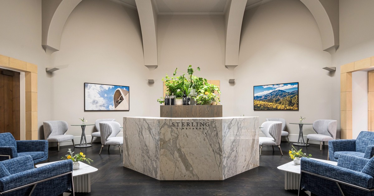 Centric General Contractors Construction and Build California Sterling Vineyards Reception Lounge