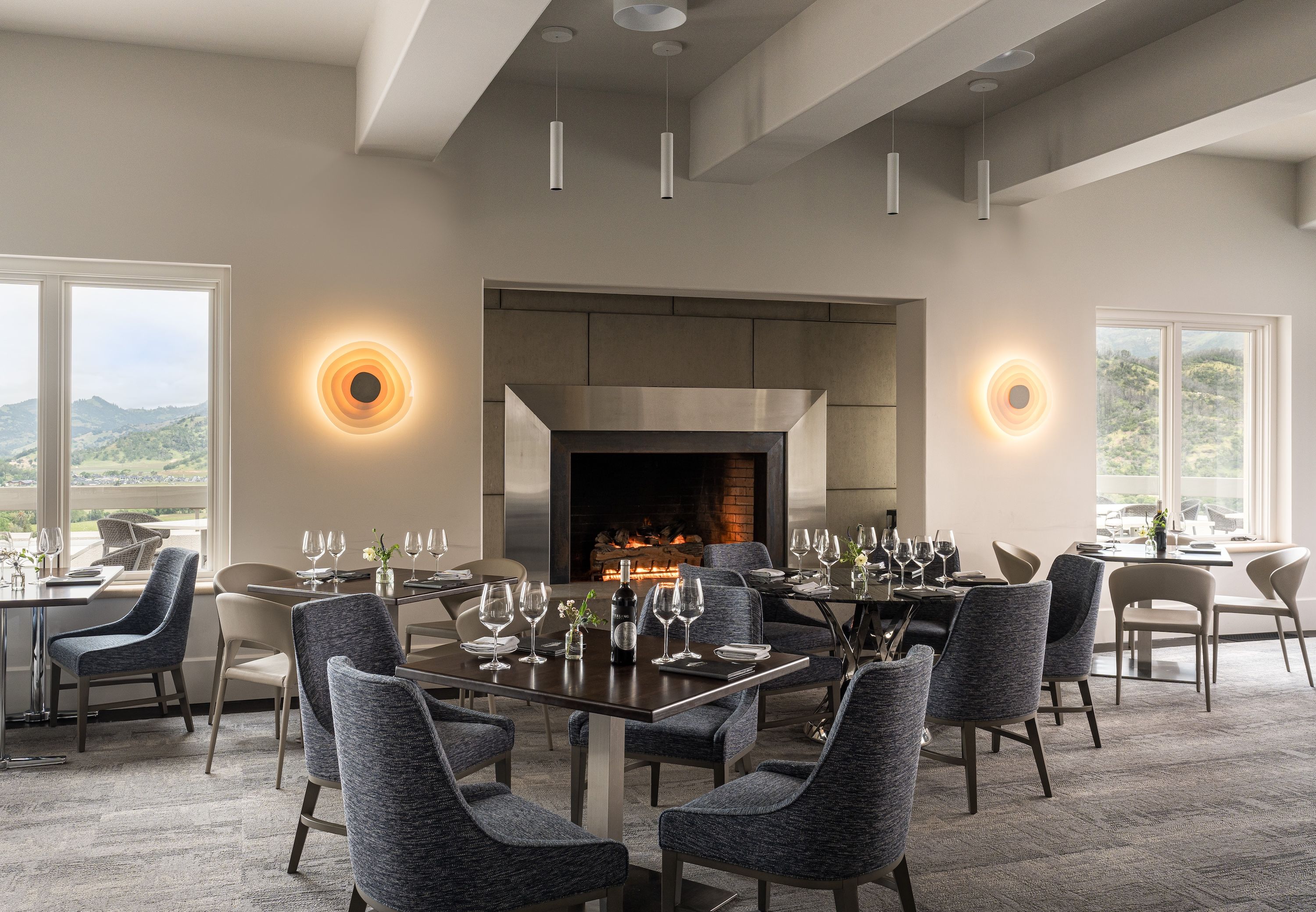 Centric General Contractors Construction and Build California Sterling Vineyards Interior Restaurant Horizontal