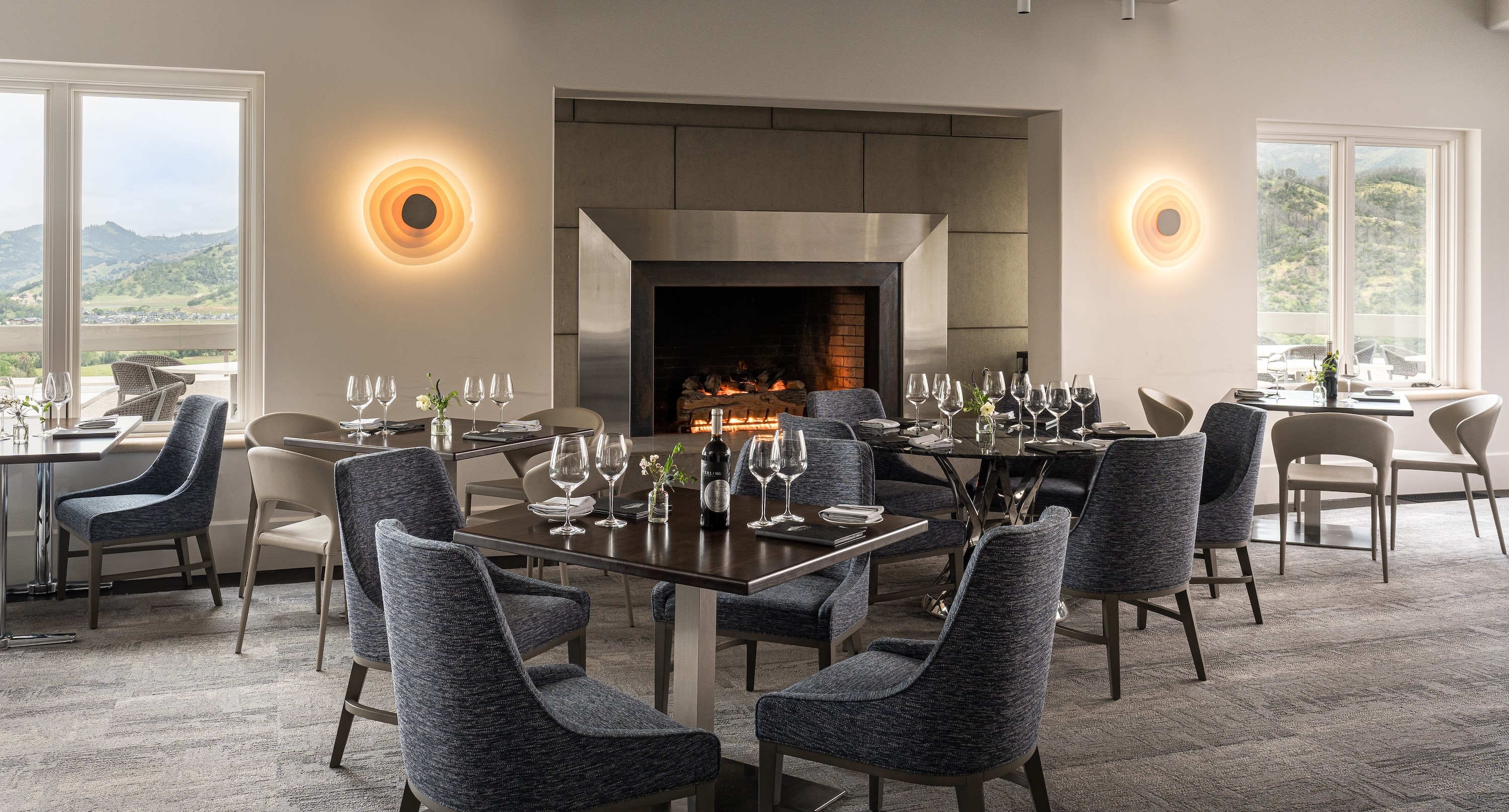 Centric General Contractors Construction and Build California Sterling Vineyards Interior Restaurant Horizontal