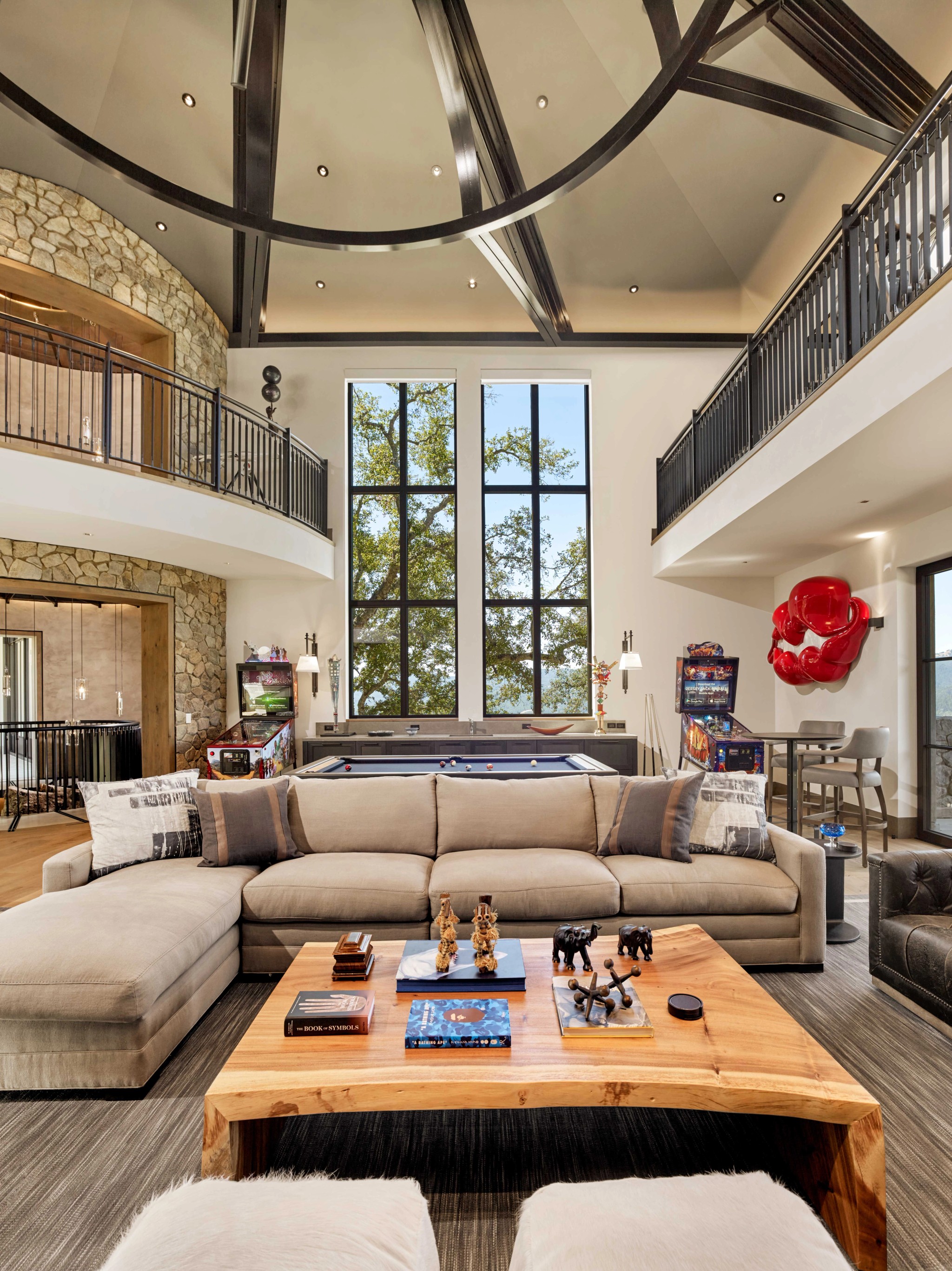 Centric General Contractors Construction and Build California Meadowood Estate Gameroom