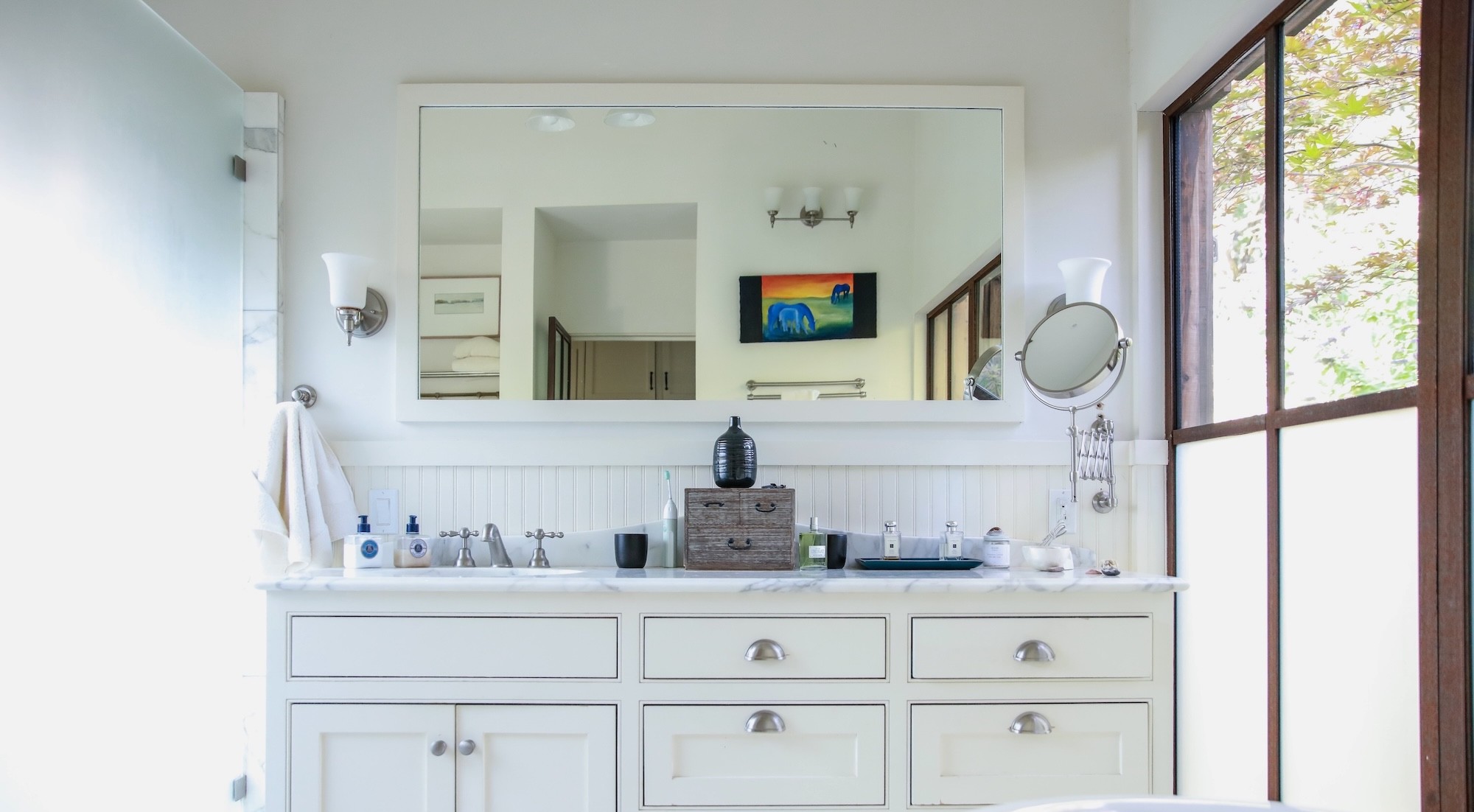 Centric General Contractors Construction and Build California Angwin Country Estate Bathroom Vanity