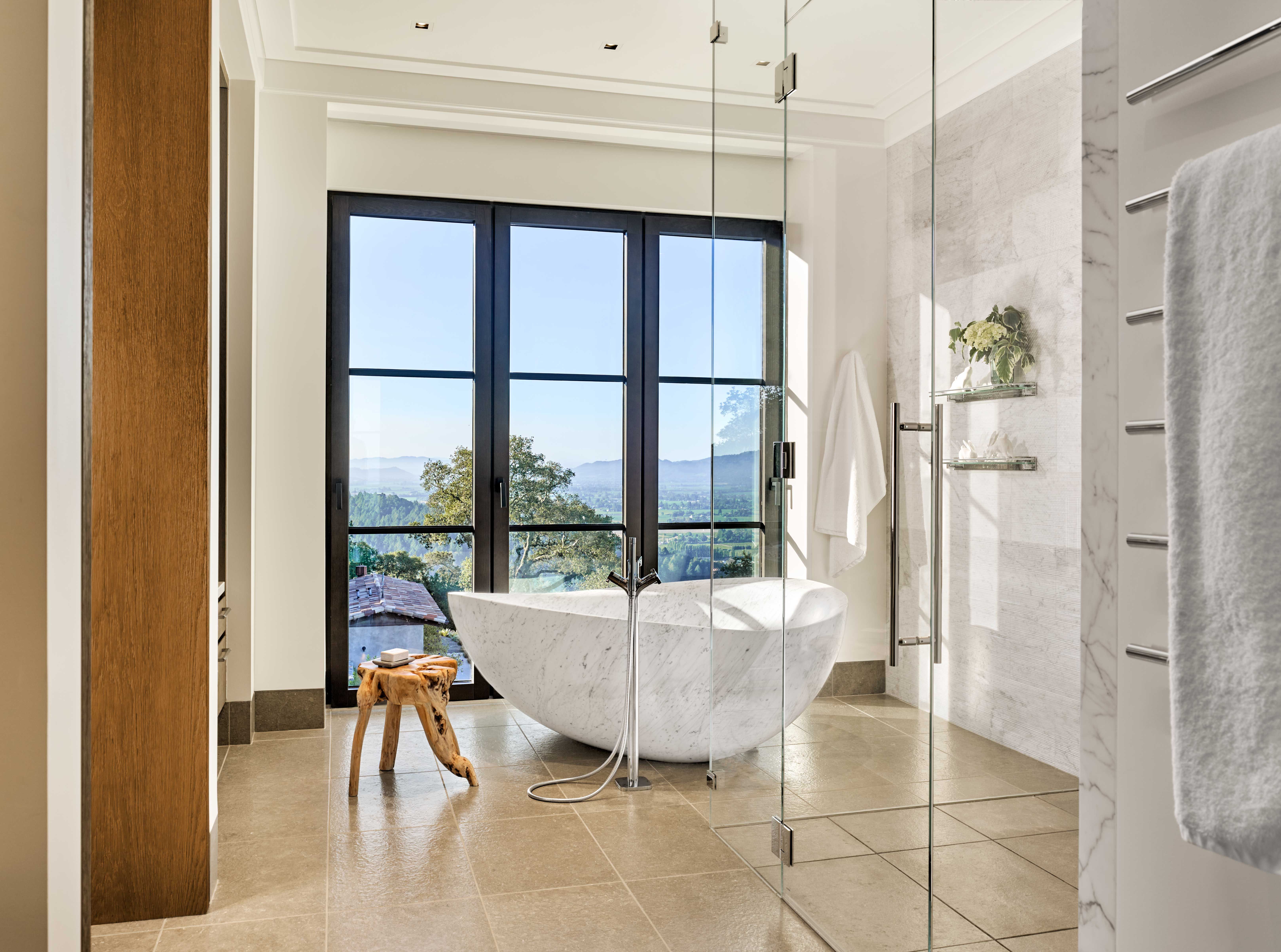 Centric General Contractors Construction and Build California Meadowood Estate Bathroom Tub