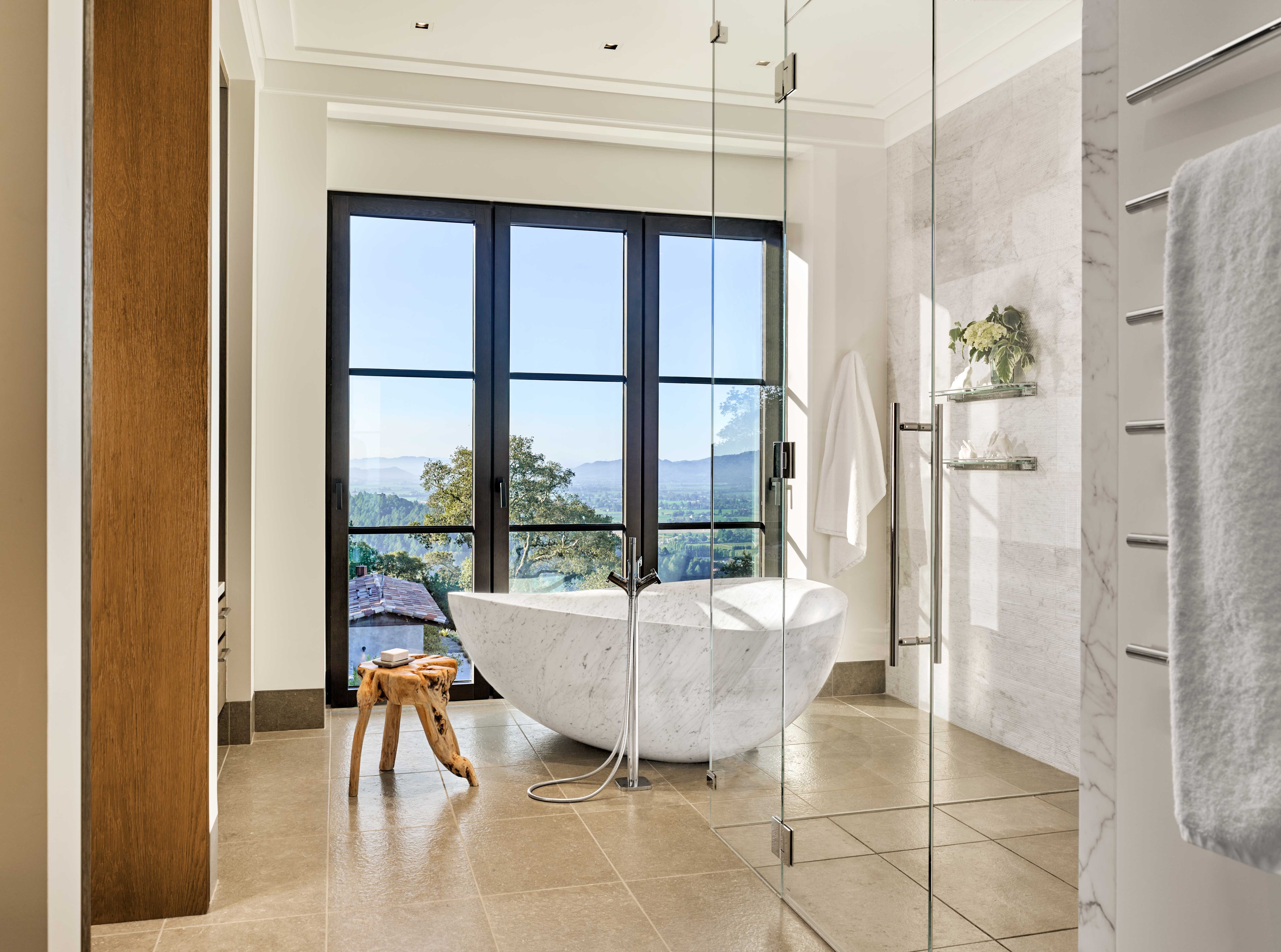 Centric General Contractors Construction and Build California Meadowood Estate Bathroom Tub