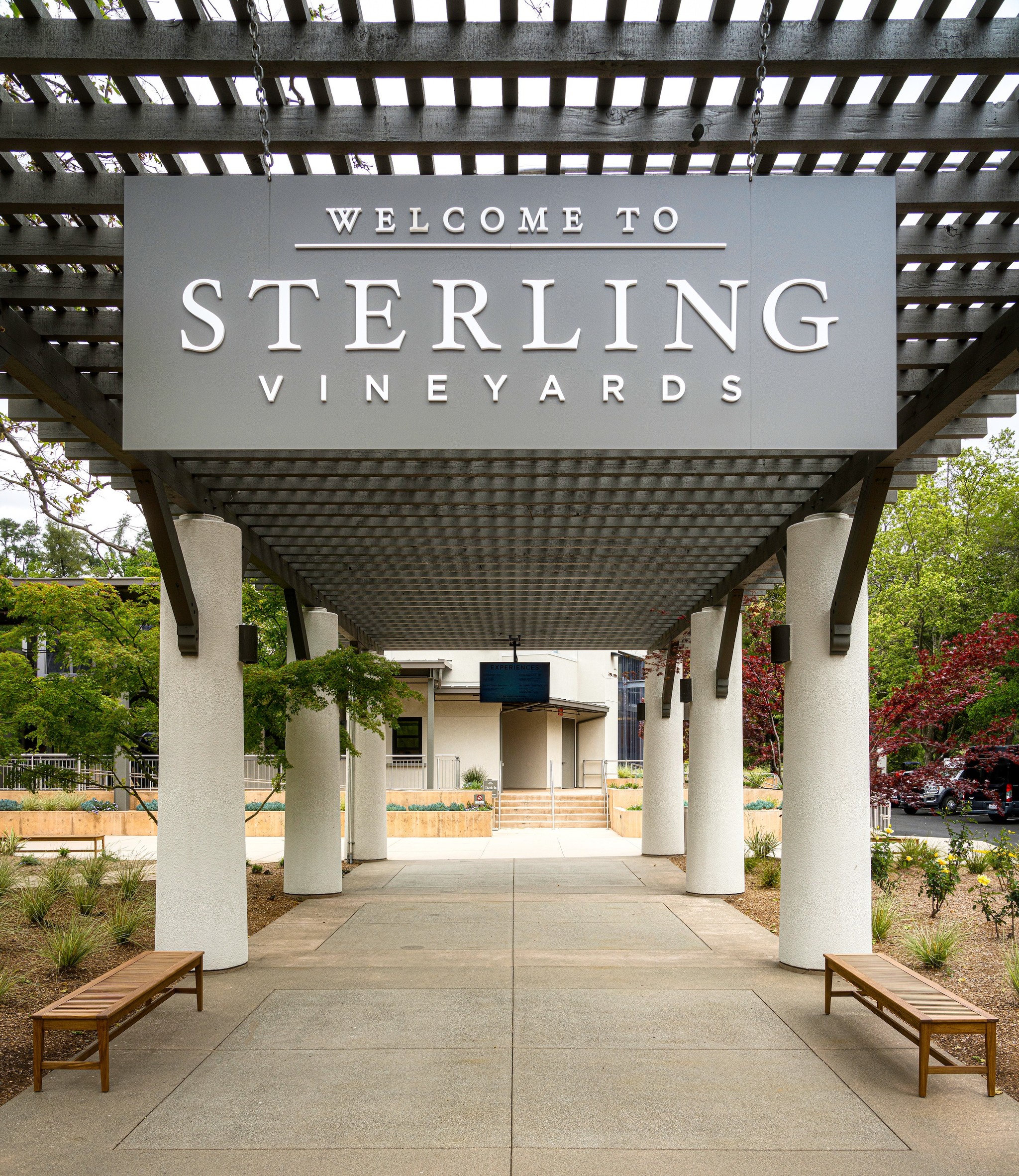 Centric General Contractors Construction and Build California Sterling Vineyards Exterior Signage