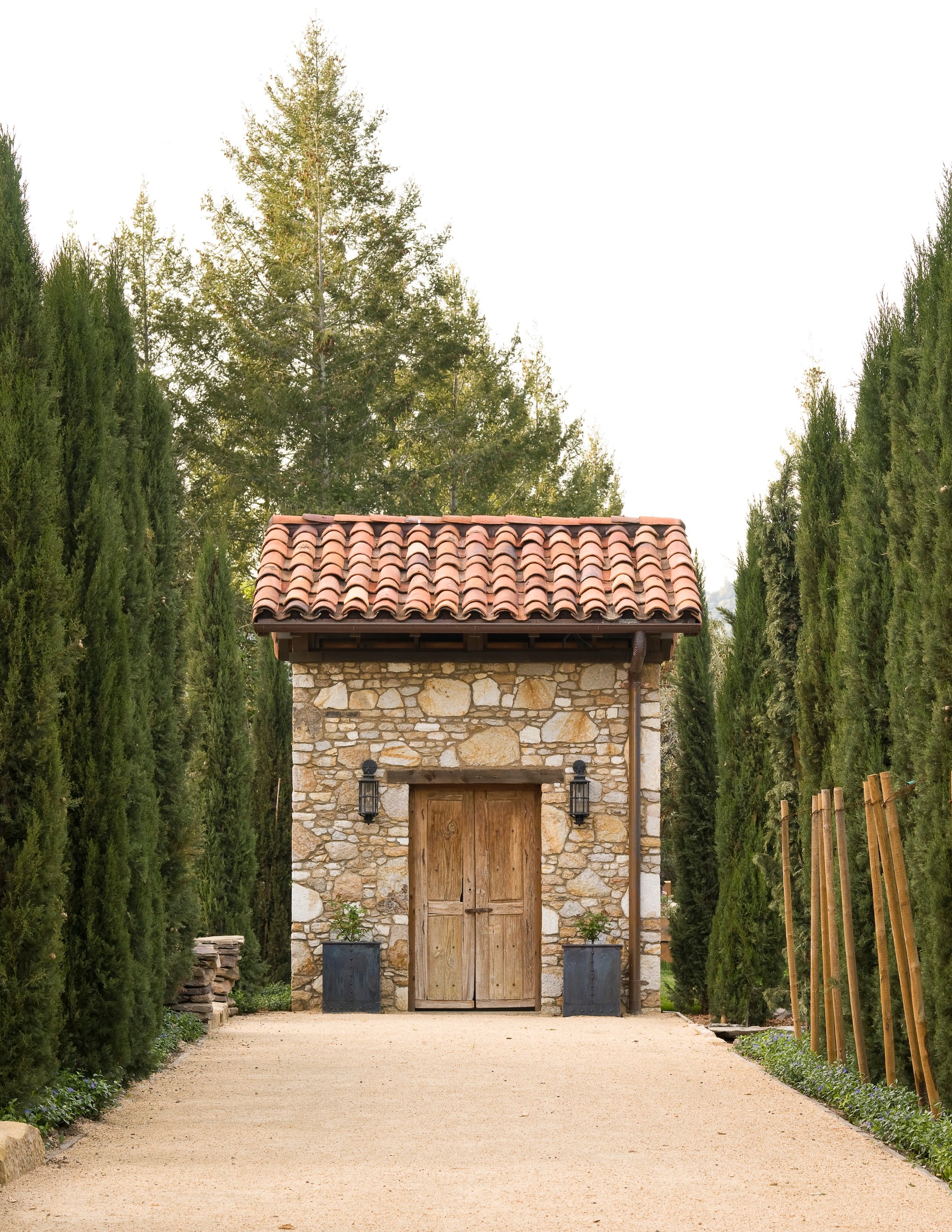 Centric General Contractors Construction and Build California Edwards Residence Exterior Gatehouse
