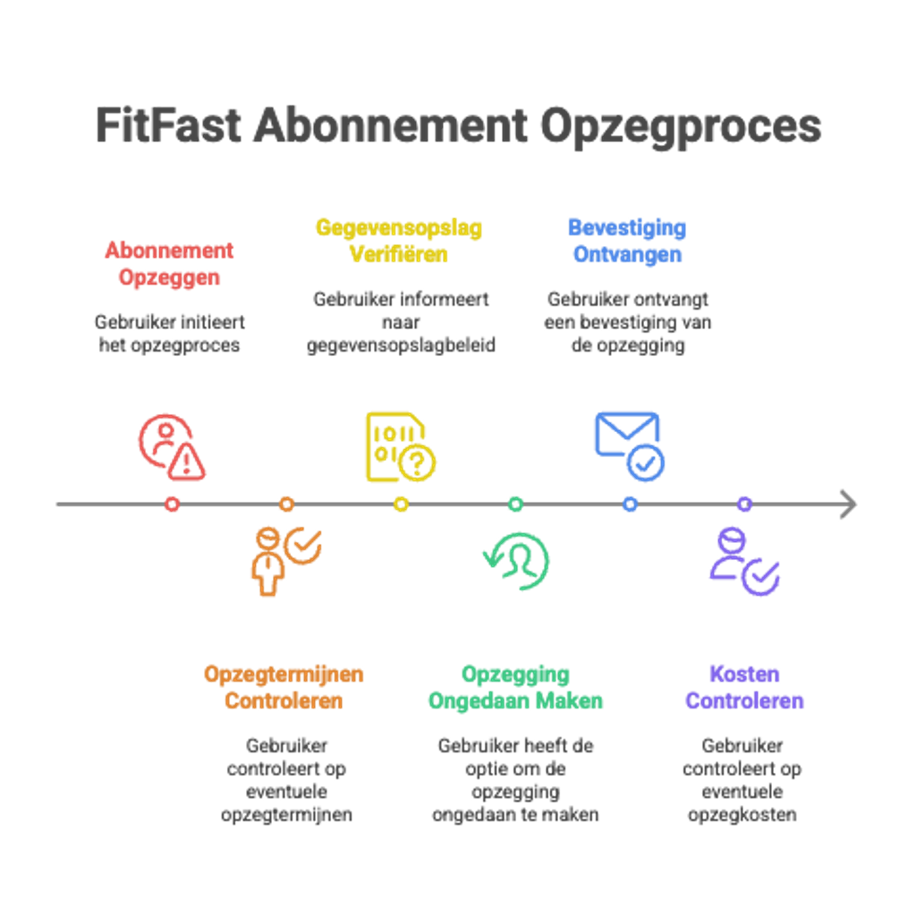Stappen voor het opzeggen van FitFast