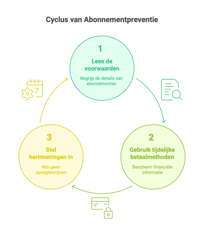 Stappen om ongewenste abonnementen te voorkomen