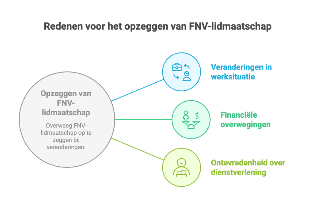 Redenen opzeggen FNV-lidmaatschap