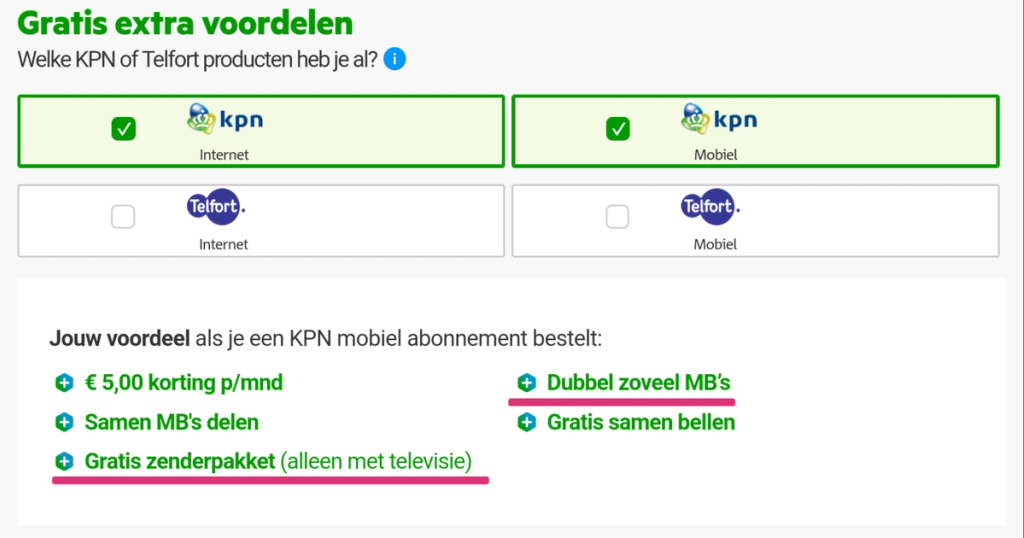 Voordelen opzeggen KPN