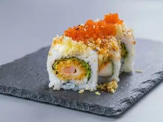 Uramaki Tempura shrimp and chicken - Small box