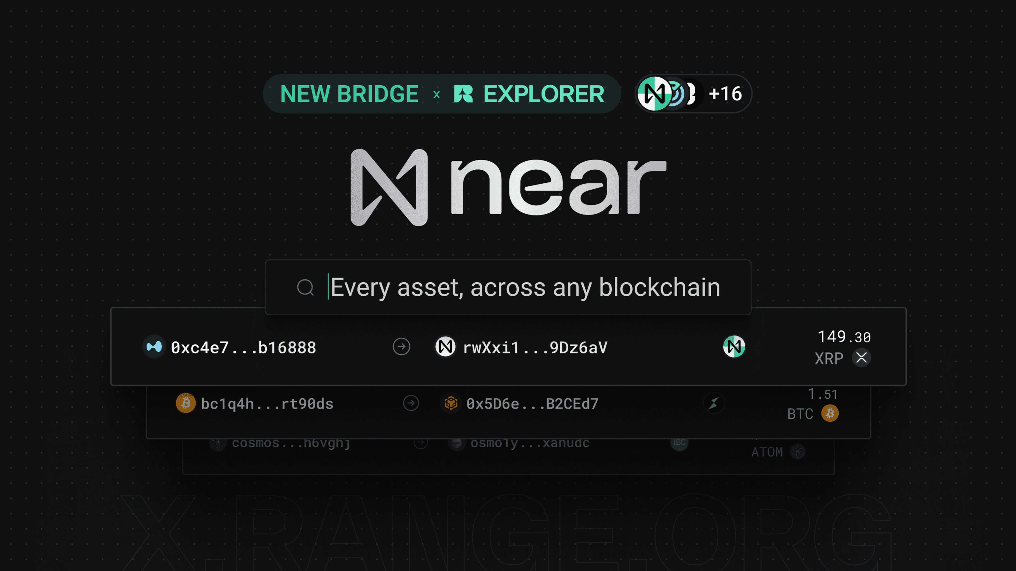 NEAR Intents now live on Range's Cross-Chain Explorer