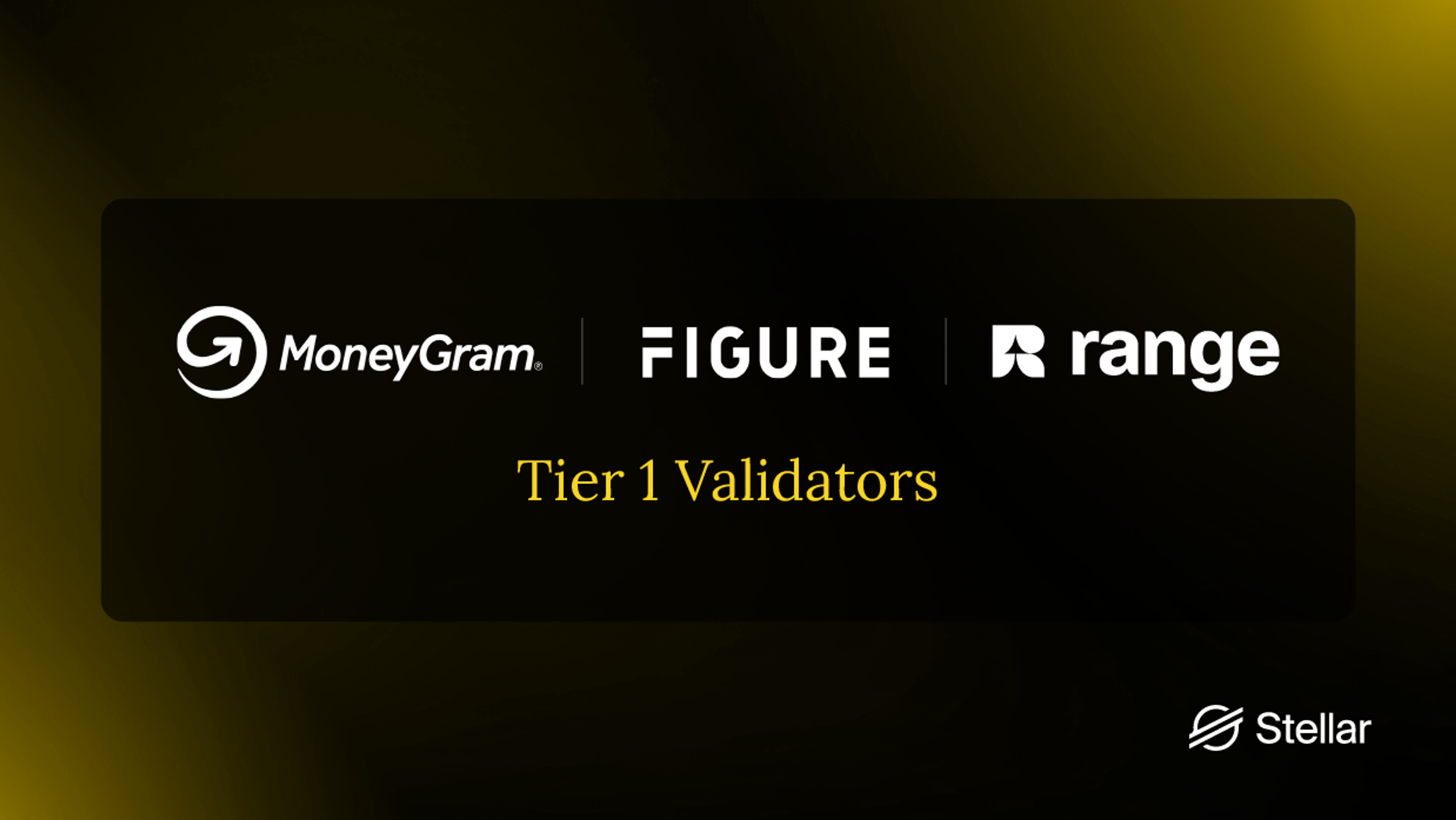 Range is now a Tier 1 validator on Stellar
