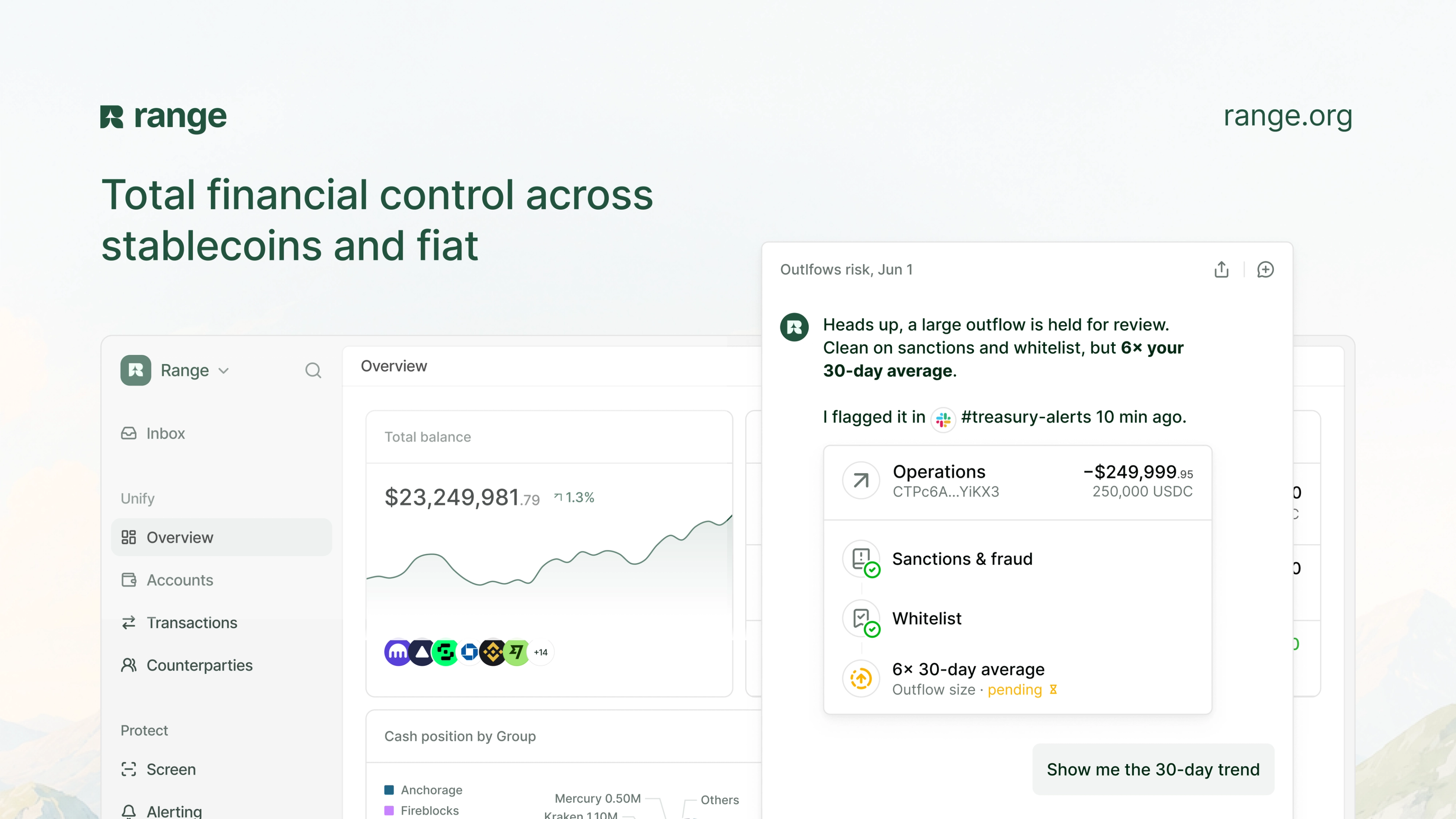 Range raises $8.3M Series A to unify treasury, risk and compliance across rails