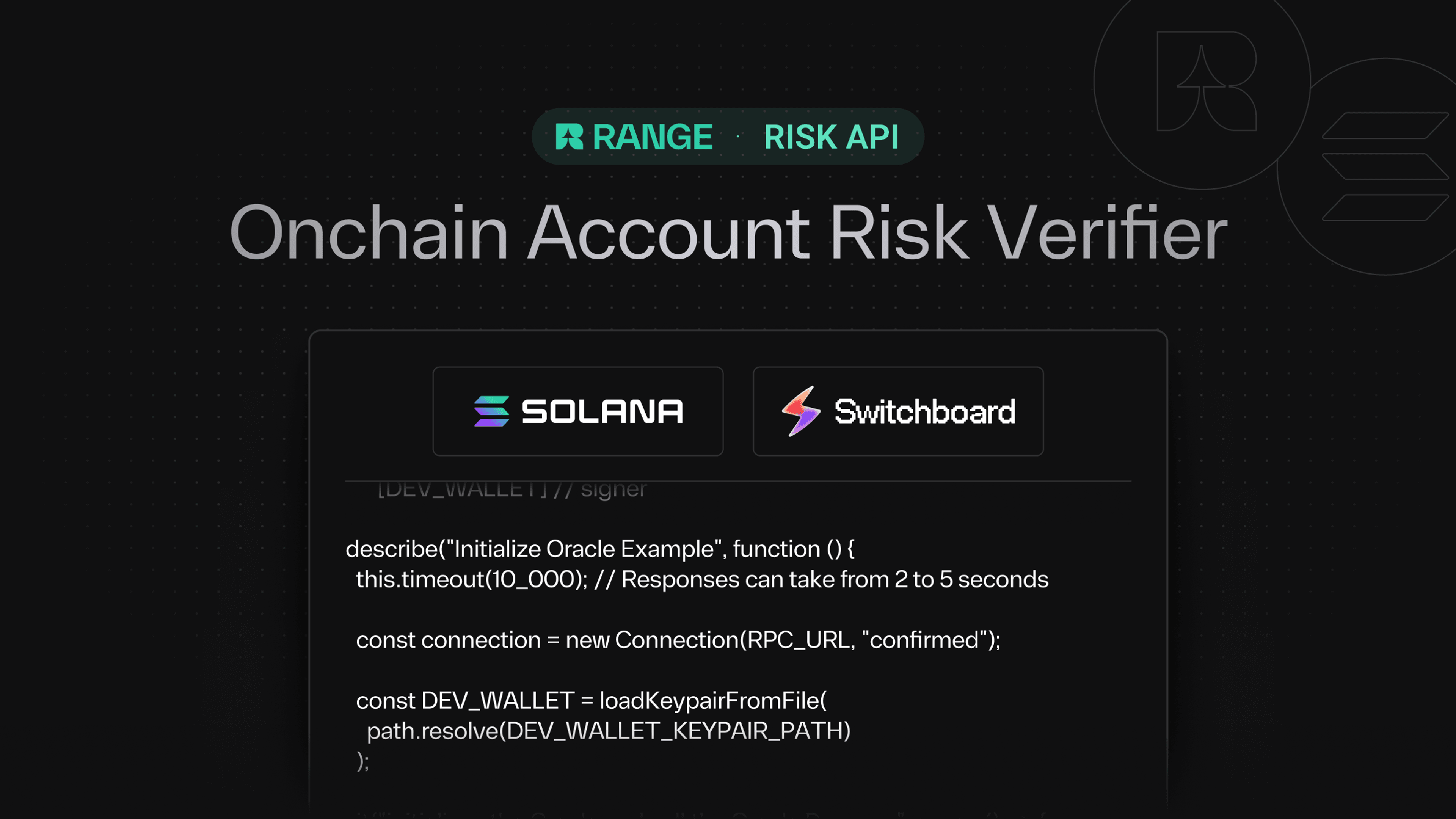 Integrate Range's Onchain Risk Verifier into your Solana Program