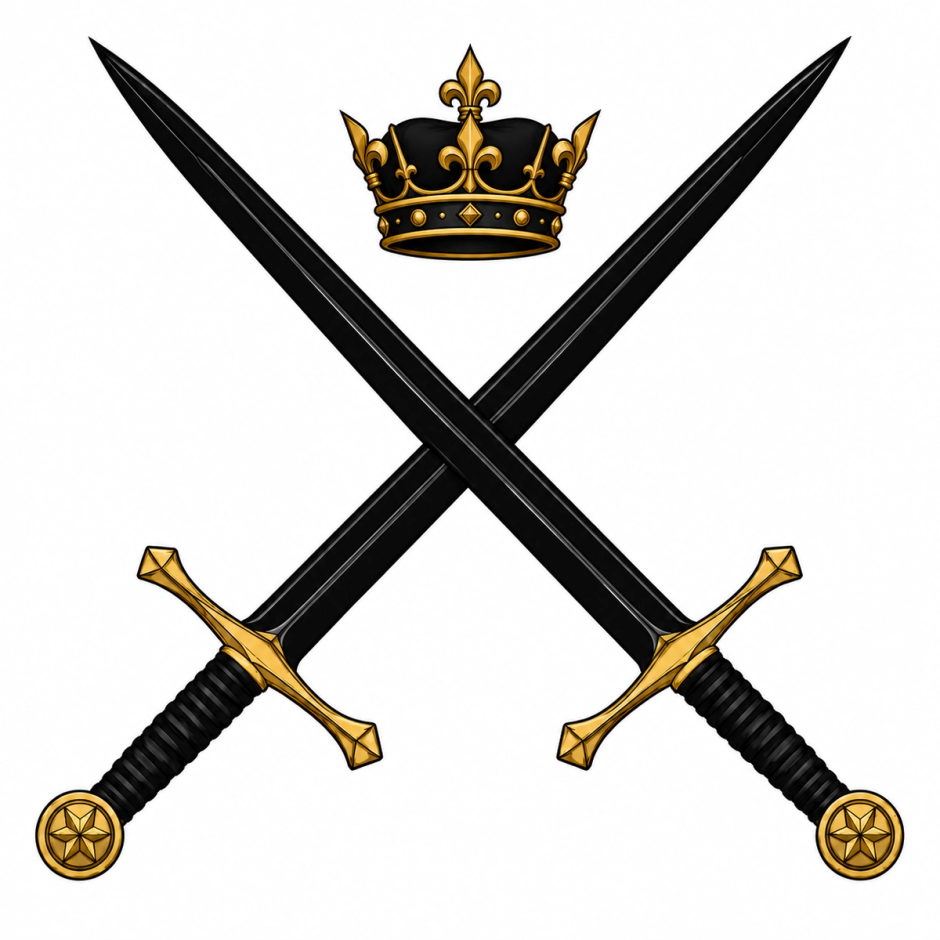 Crossed swords