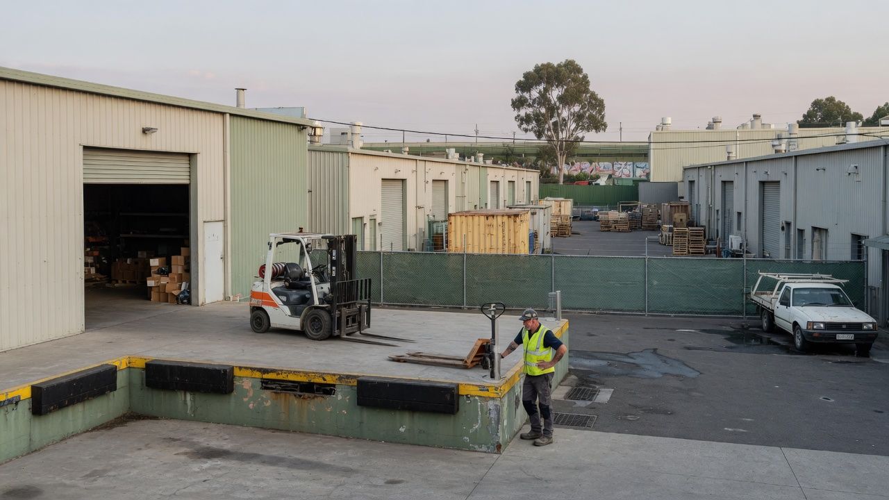 Labour hire workers at a south east Melbourne warehouse