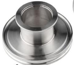 SUS 304 transition reducer for ISO and KF vacuum flanges