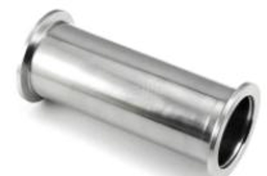 SUS 304 straight vacuum pipe with KF end connections