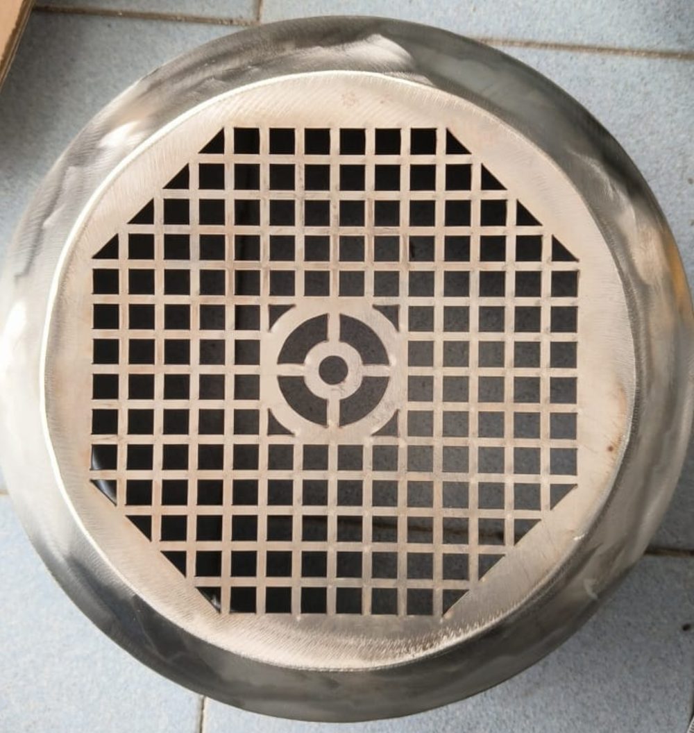 Stainless-steel replacement motor cover produced from recreated geometry