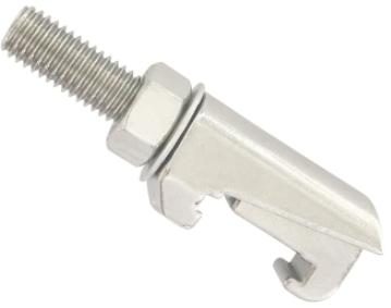 SUS 304 hook bolt for an ISO vacuum flange clamp