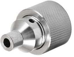 Compact exhaust valve with a weld-end connection