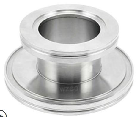 SUS 304 reducer for joining different ISO vacuum flange sizes
