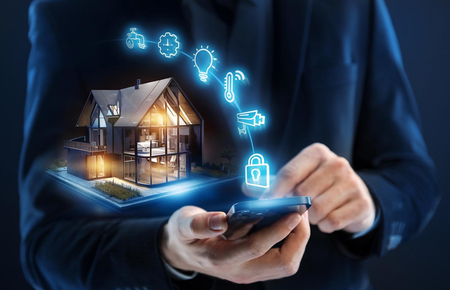 Home with automation effects
