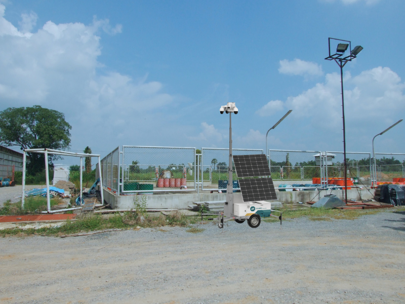 MSU deployed at construction site