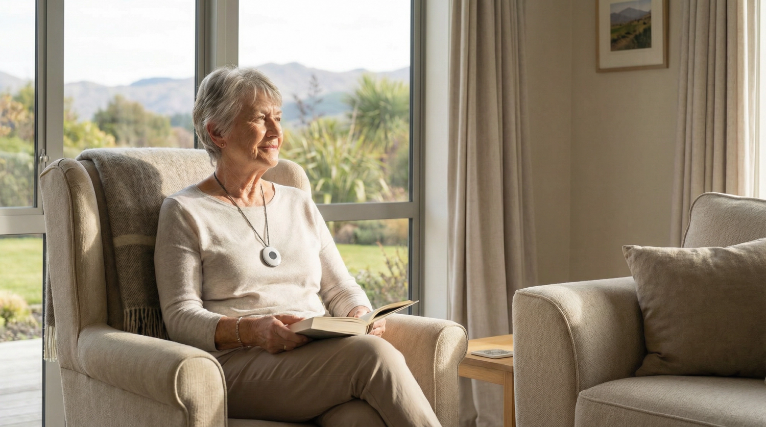 AI image: Medical alarm customer