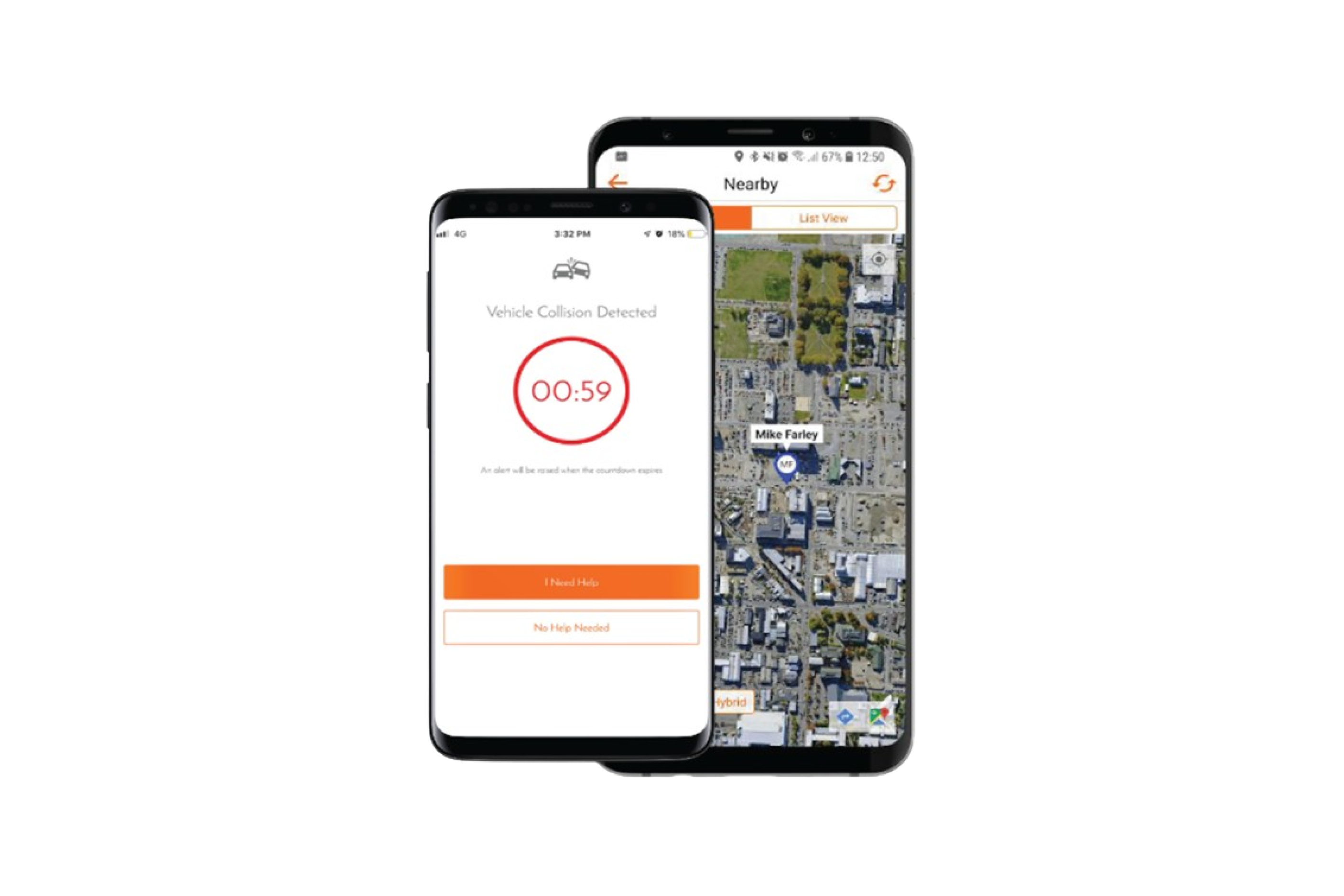 Live location tracking app